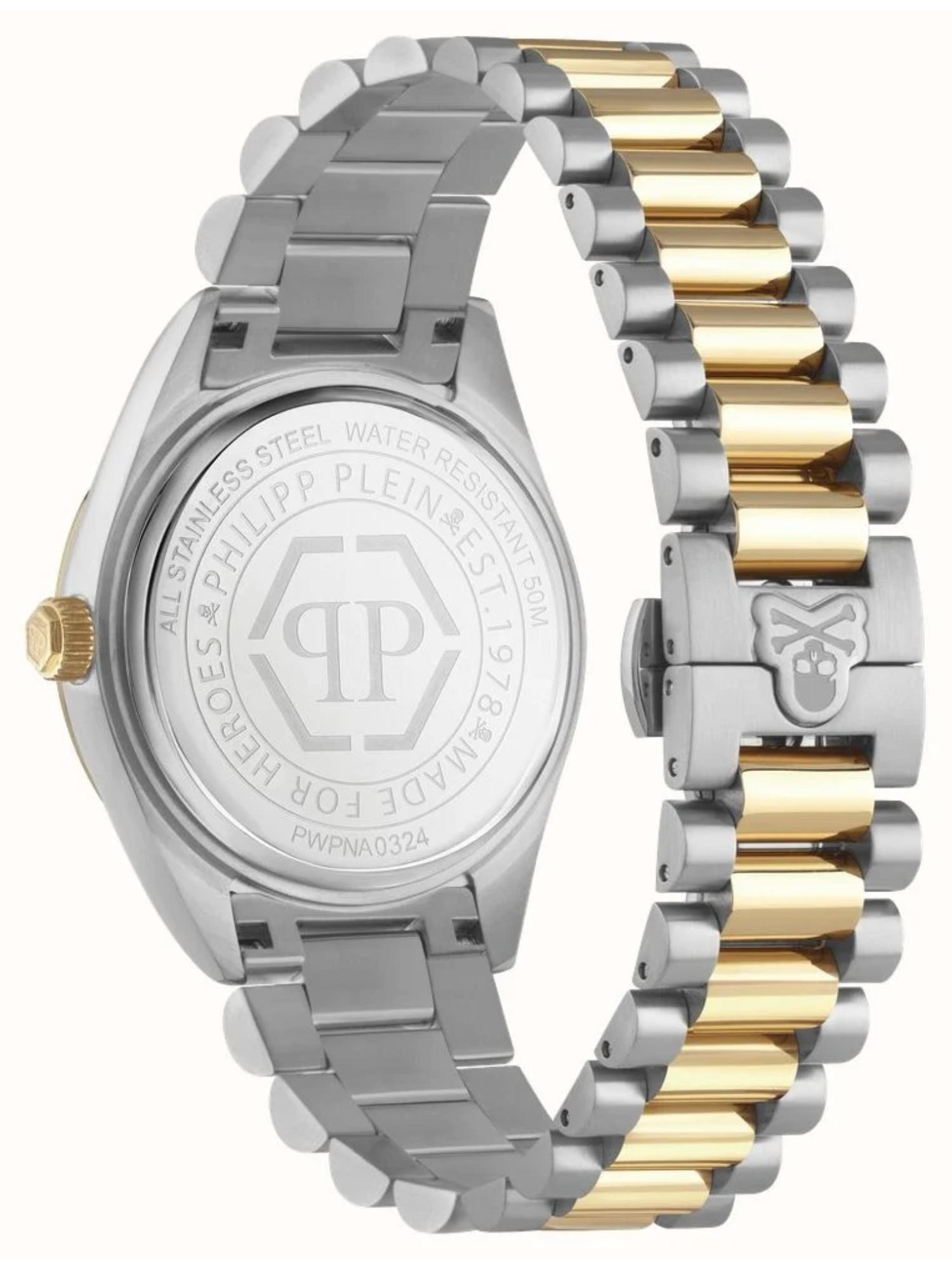 Philipp Plein Men 42 mm Size Silver Dial Analog Watch PWPNA0324