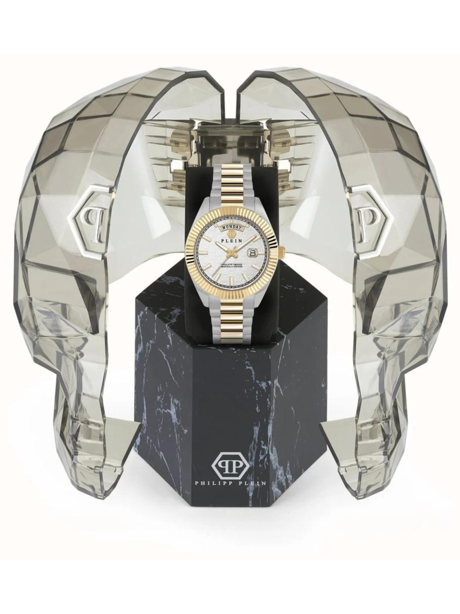 Philipp Plein Men 42 mm Size Silver Dial Analog Watch PWPNA0324