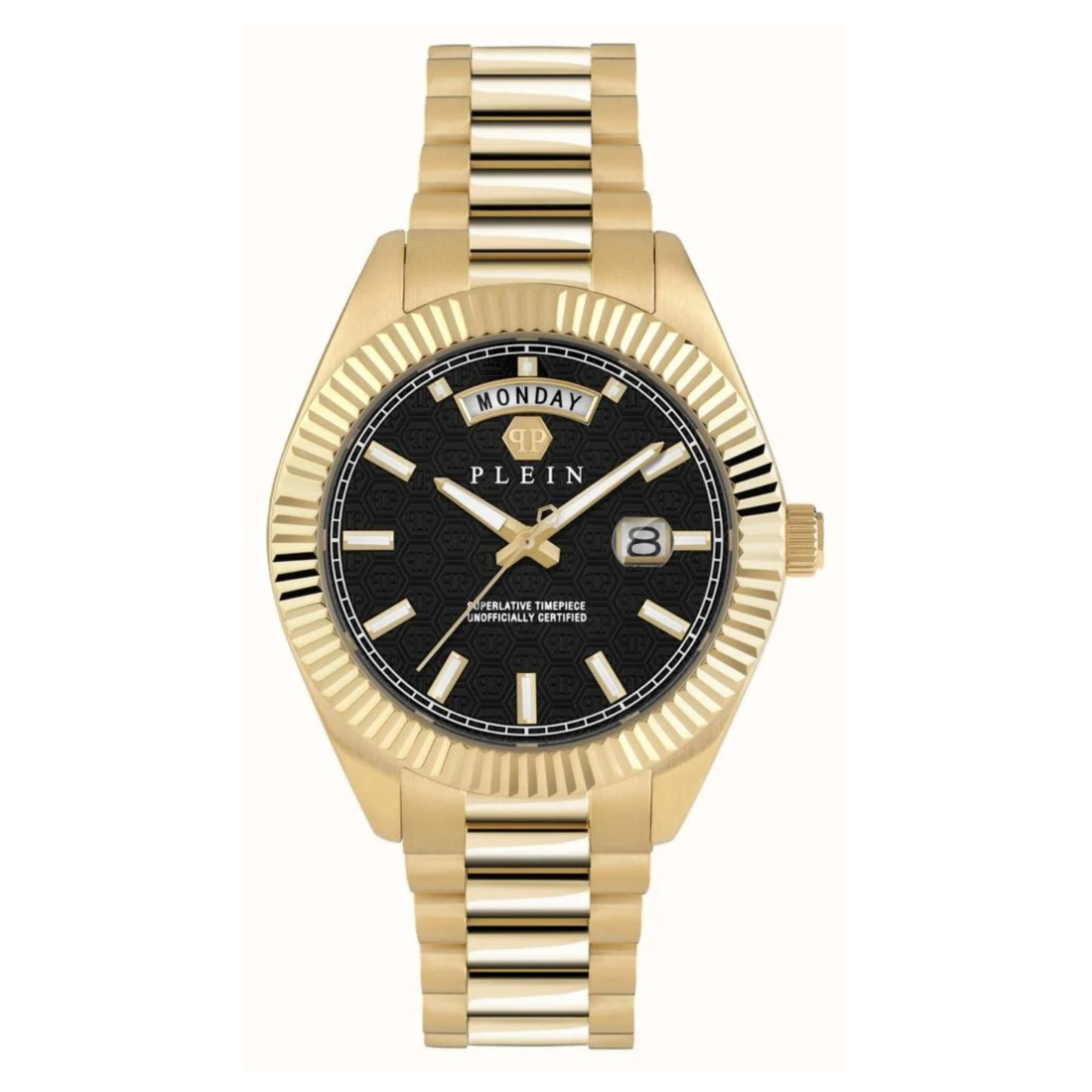 Philipp Plein Men 42 mm Size Black Dial Analog Watch PWPNA0424