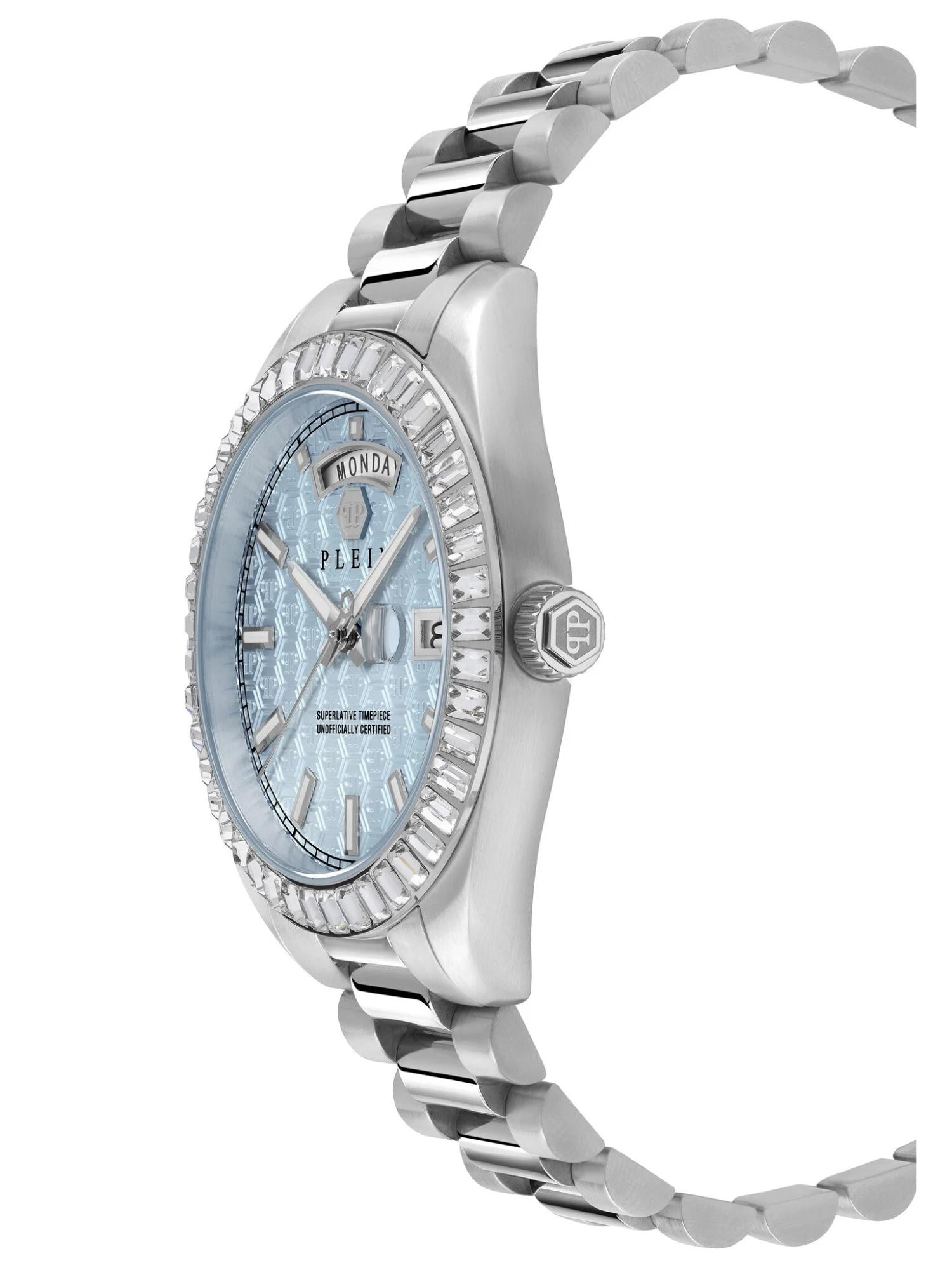 Philipp Plein Men 42 mm Size Blue Dial Analog Watch PWPNA0524