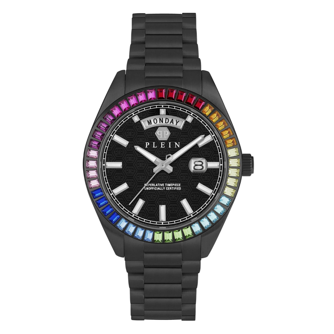 Philipp Plein Men 42 mm Size Black Dial Analog Watch PWPNA0624