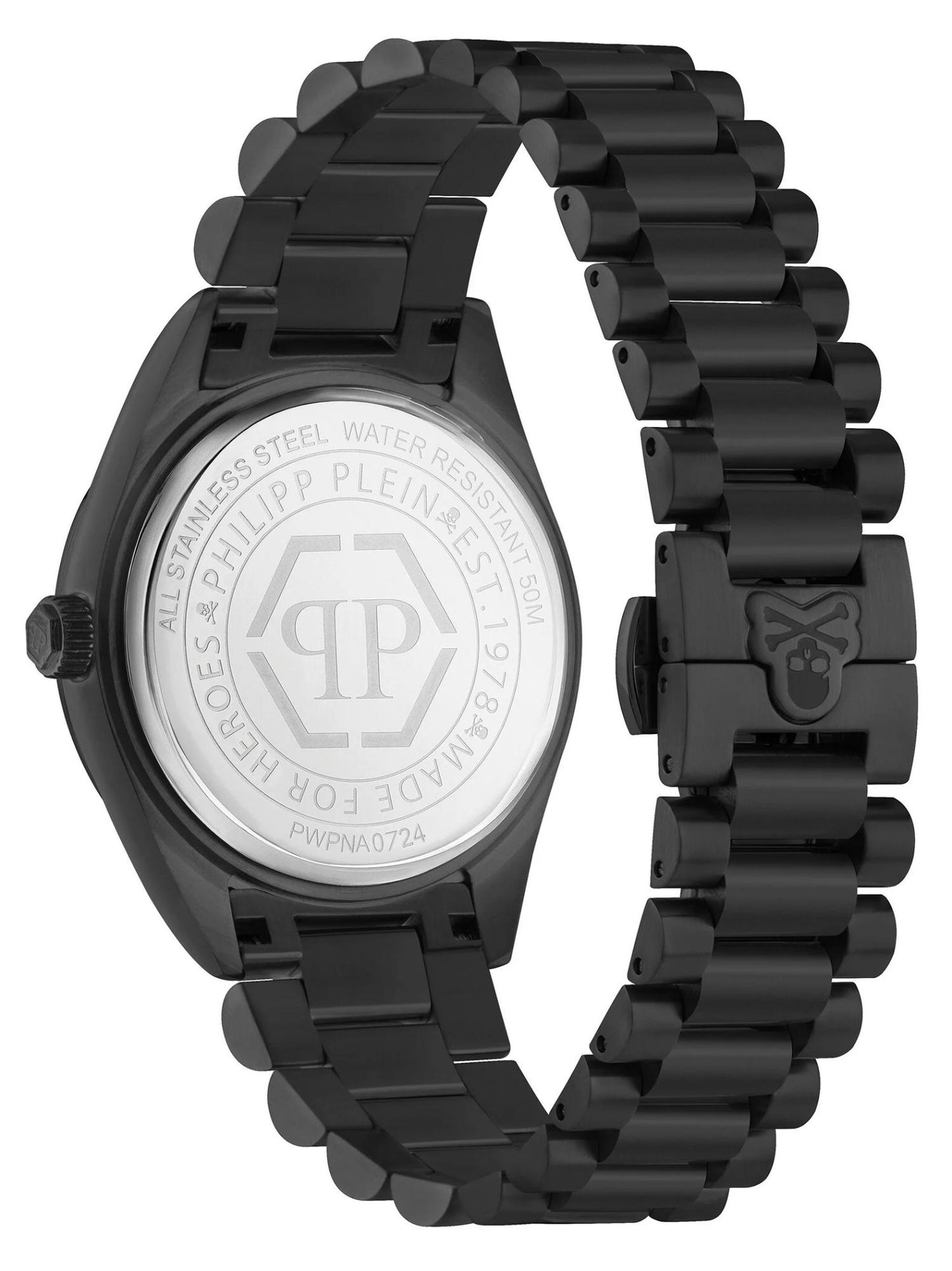 Philipp Plein Men 42 mm Size Green Dial Analog Watch - PWPNA0724