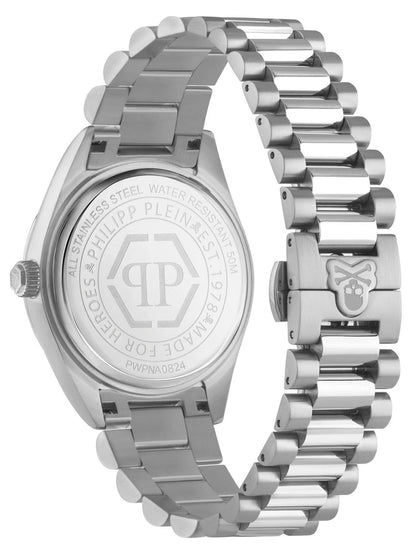 Philipp Plein Men 42 mm Size Black Dial Analog Watch - PWPNA0824