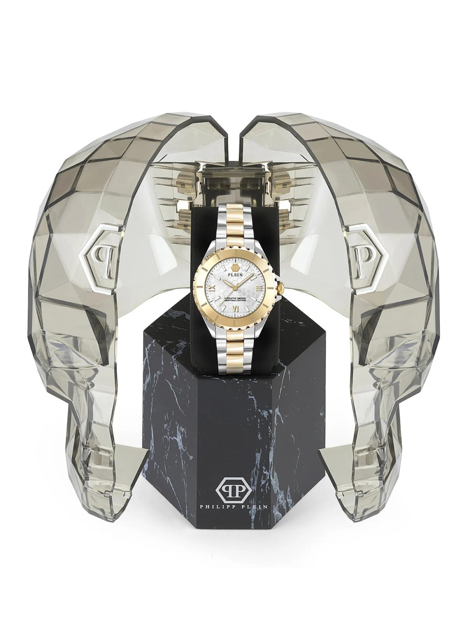 Philipp Plein Women 38 mm Size White Dial Analog Watch PWPOA0424