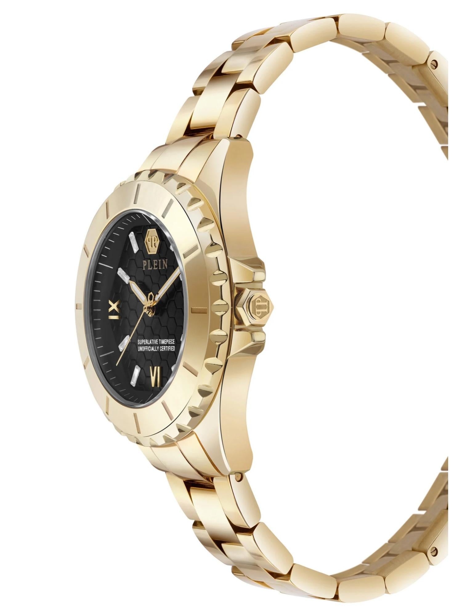 Philipp Plein Women 38 mm Size Black Dial Analog Watch PWPOA0524
