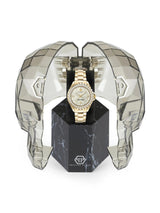 Philipp Plein Women 38 mm Size Gold Dial Analog Watch PWPOA0624
