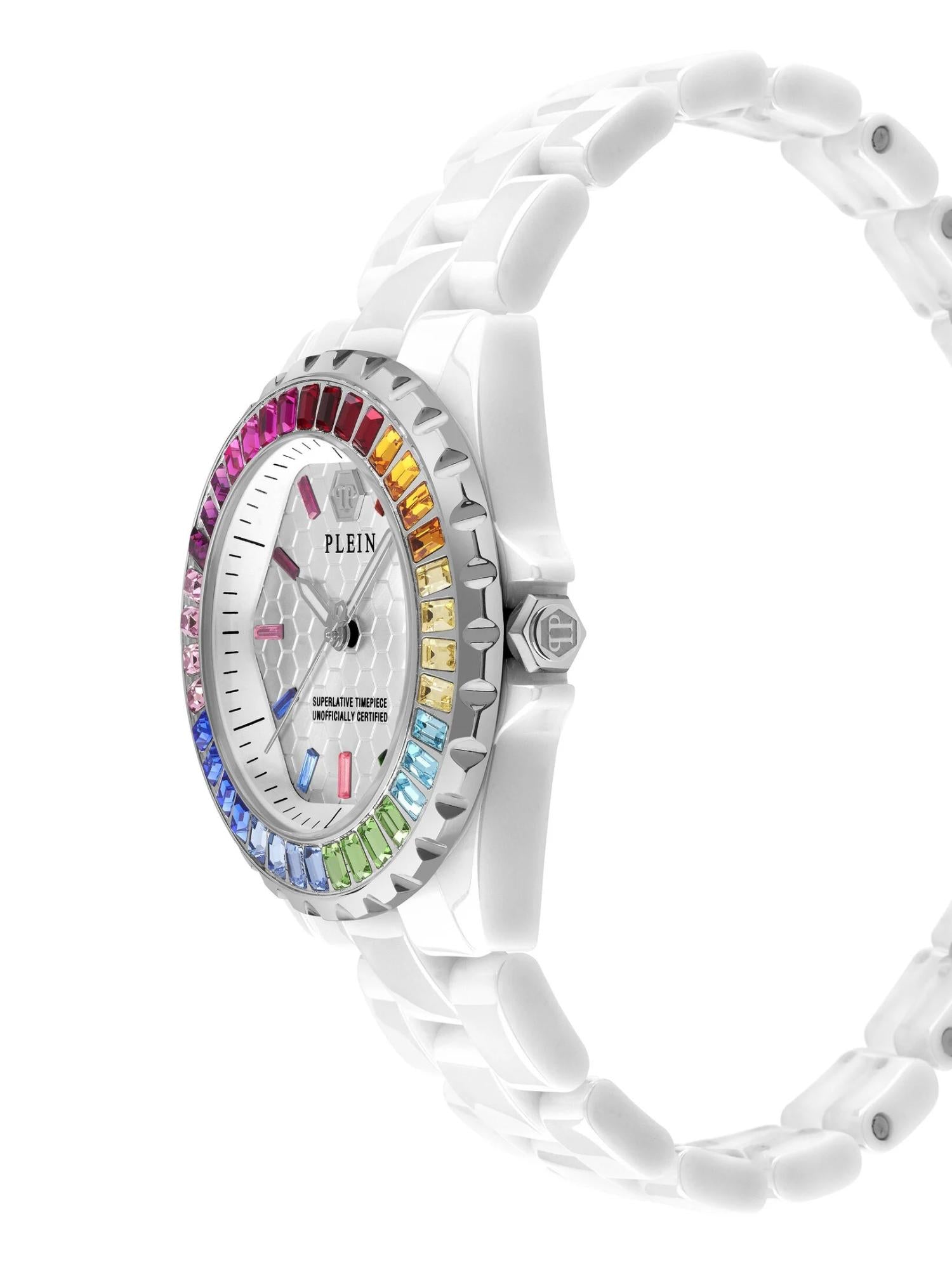 Philipp Plein Women 38 mm Size White Dial Analog Watch PWPPA0124