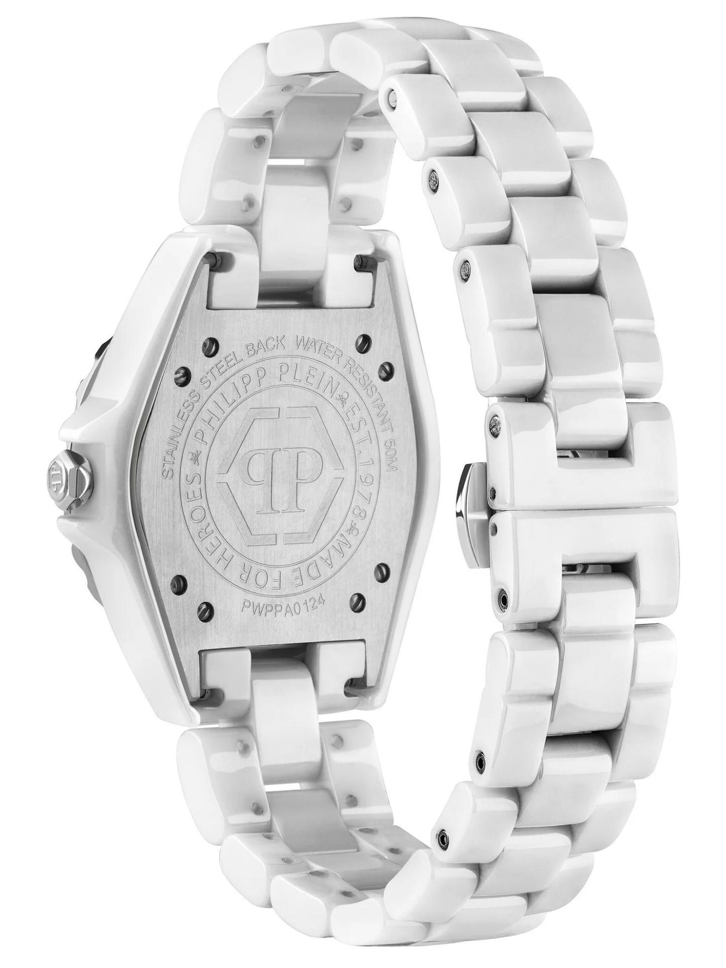 Philipp Plein Women 38 mm Size White Dial Analog Watch - PWPPA0124