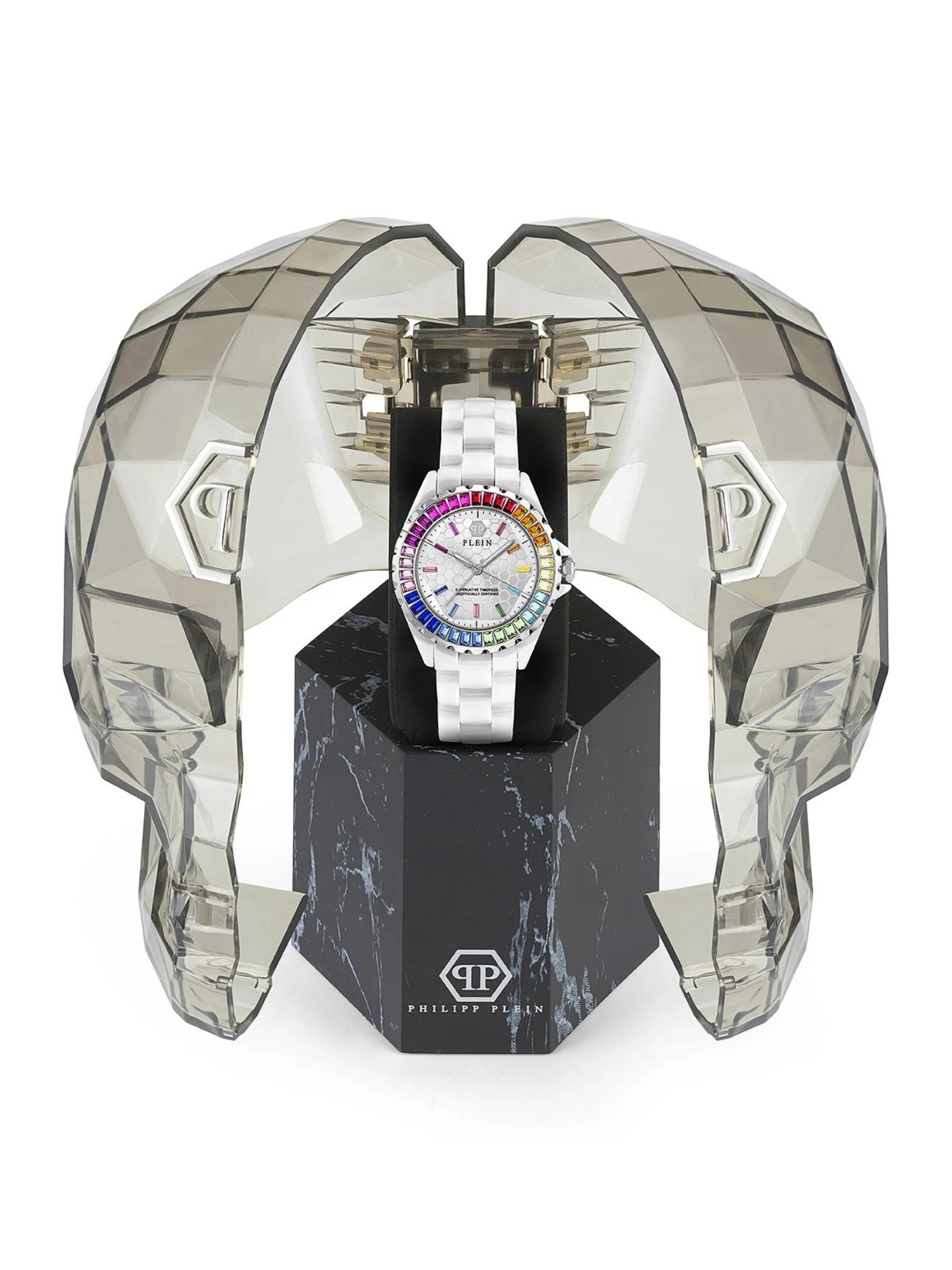 Philipp Plein Women 38 mm Size White Dial Analog Watch PWPPA0124
