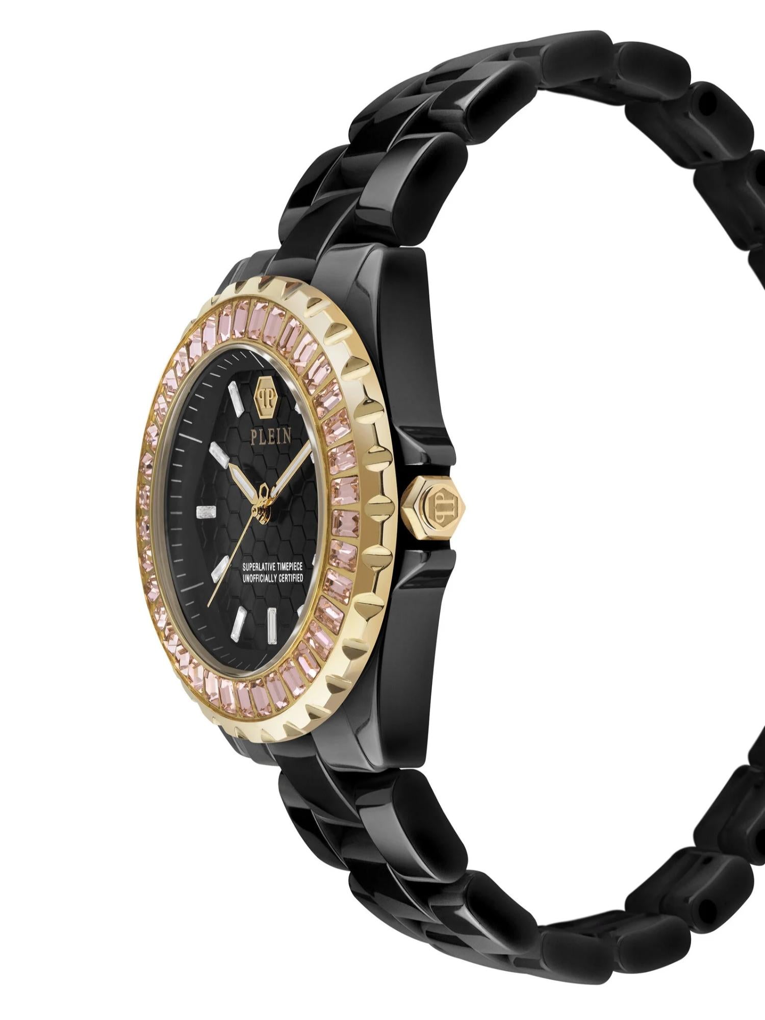 Philipp Plein Women 38 mm Size Black Dial Analog Watch PWPPA0324