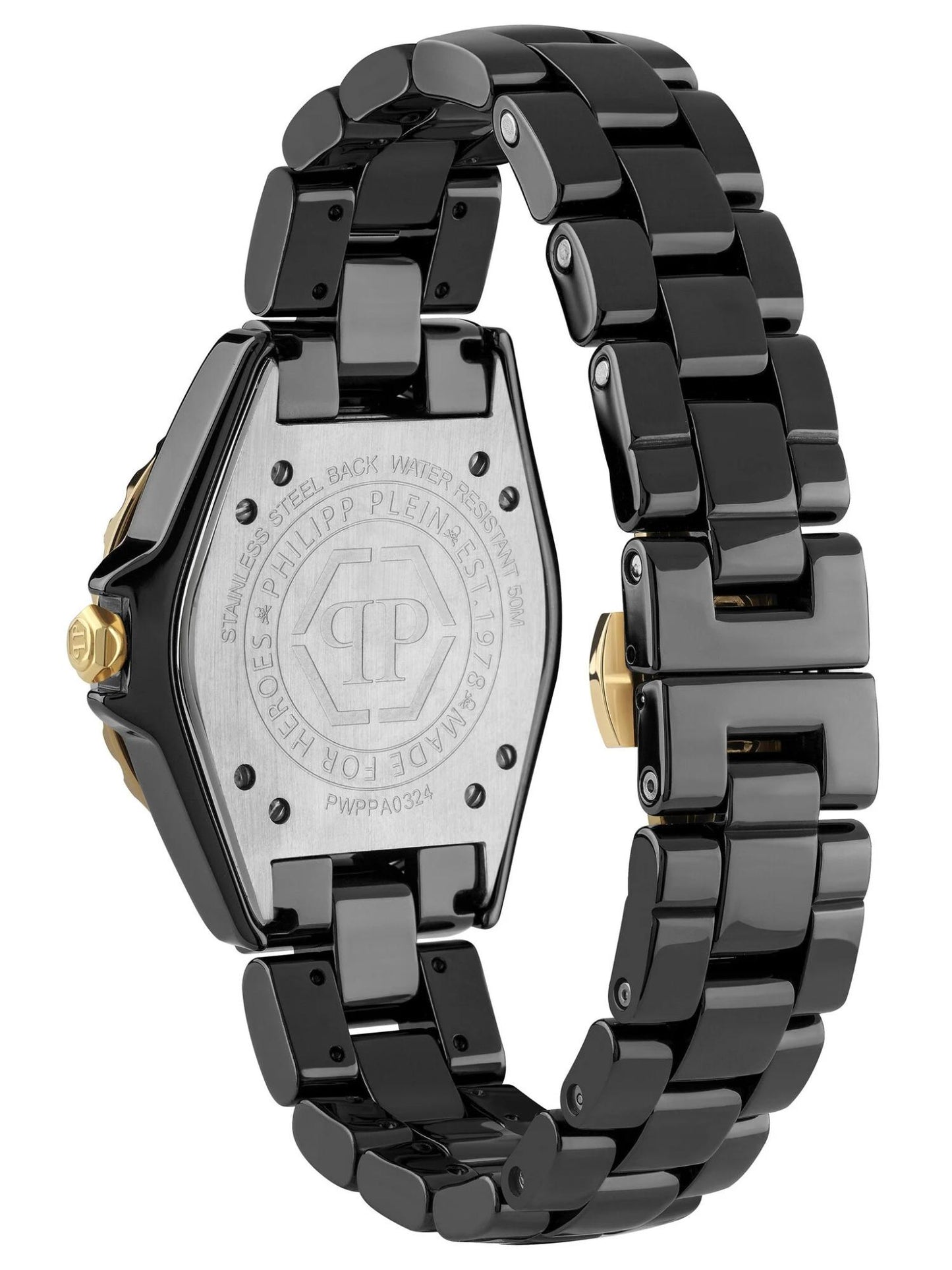 Philipp Plein Women 38 mm Size Black Dial Analog Watch - PWPPA0324