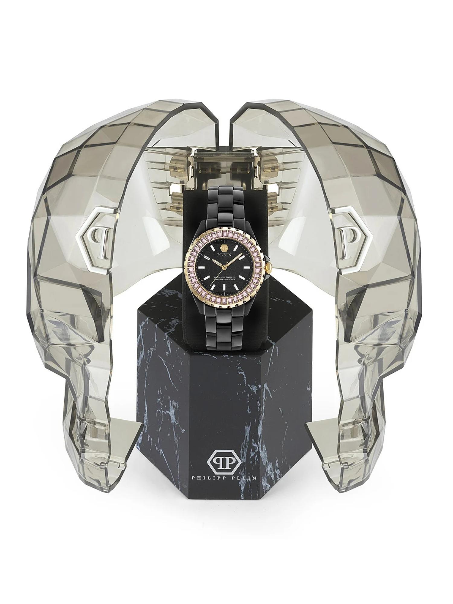 Philipp Plein Women 38 mm Size Black Dial Analog Watch PWPPA0324
