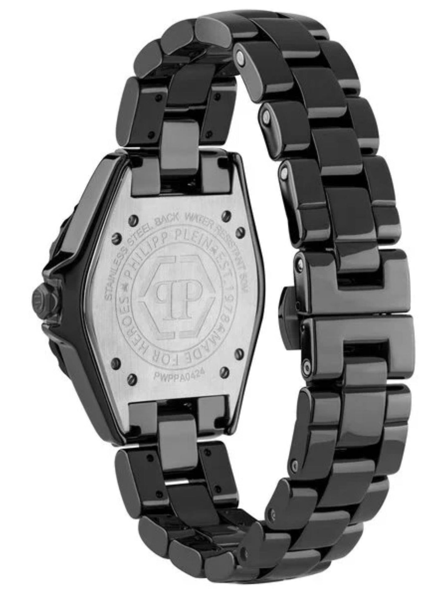 Philipp Plein Women 38 mm Size Black Dial Analog Watch - PWPPA0424