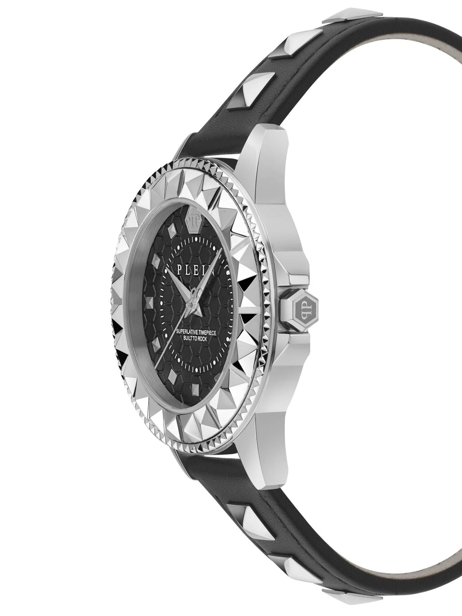 Philipp Plein Women 38 mm Size Black Dial Analog Watch PWPQA0124