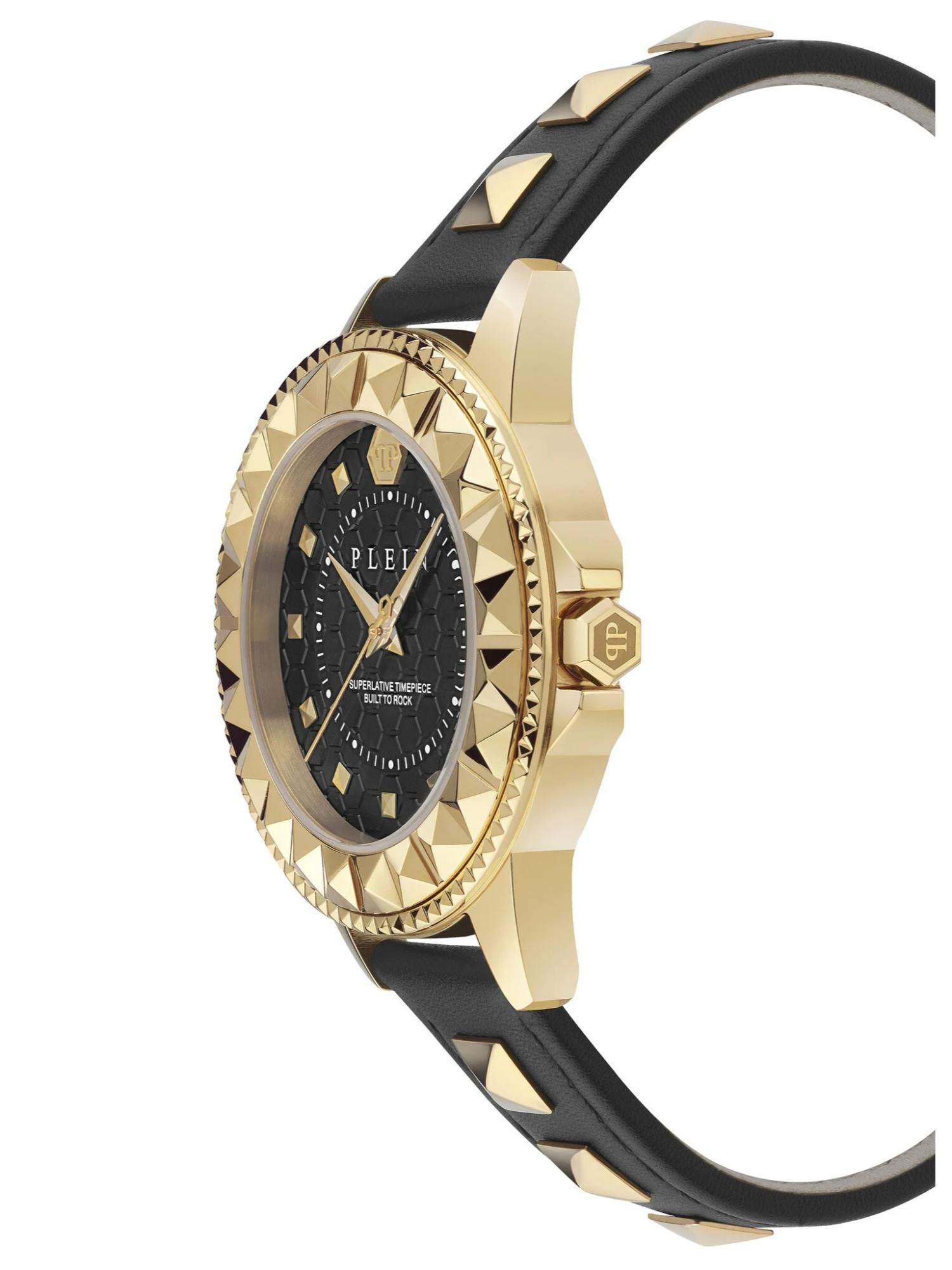 Philipp Plein Women 38 mm Size Black Dial Analog Watch PWPQA0224