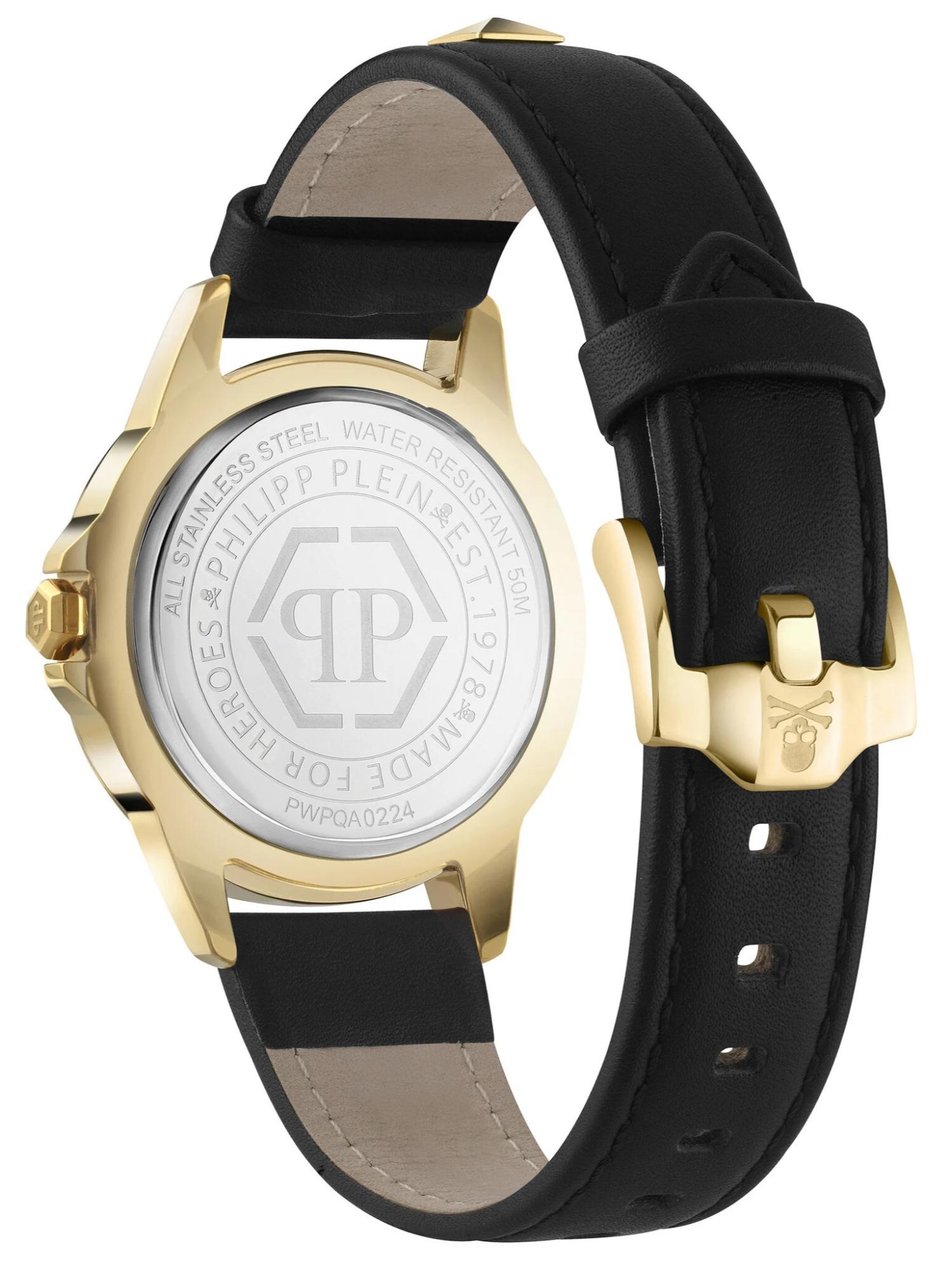 Philipp Plein Women 38 mm Size Black Dial Analog Watch PWPQA0224