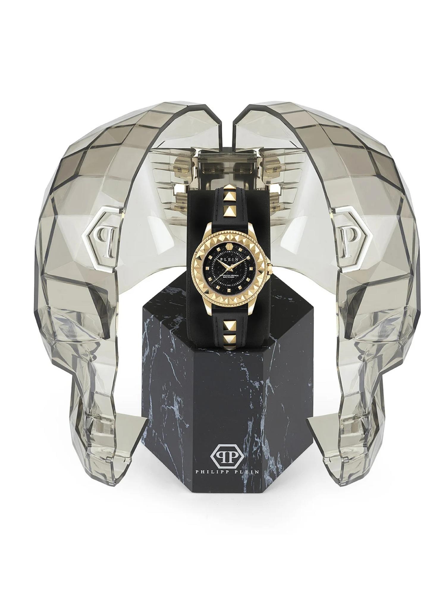 Philipp Plein Women 38 mm Size Black Dial Analog Watch PWPQA0224