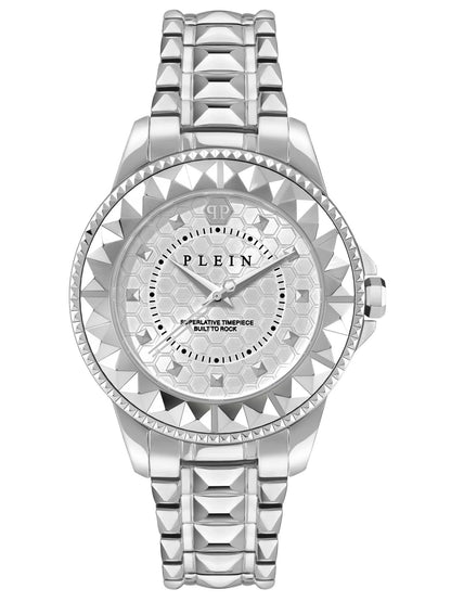 Philipp Plein Women 38 mm Size Silver Dial Analog Watch - PWPQA0324