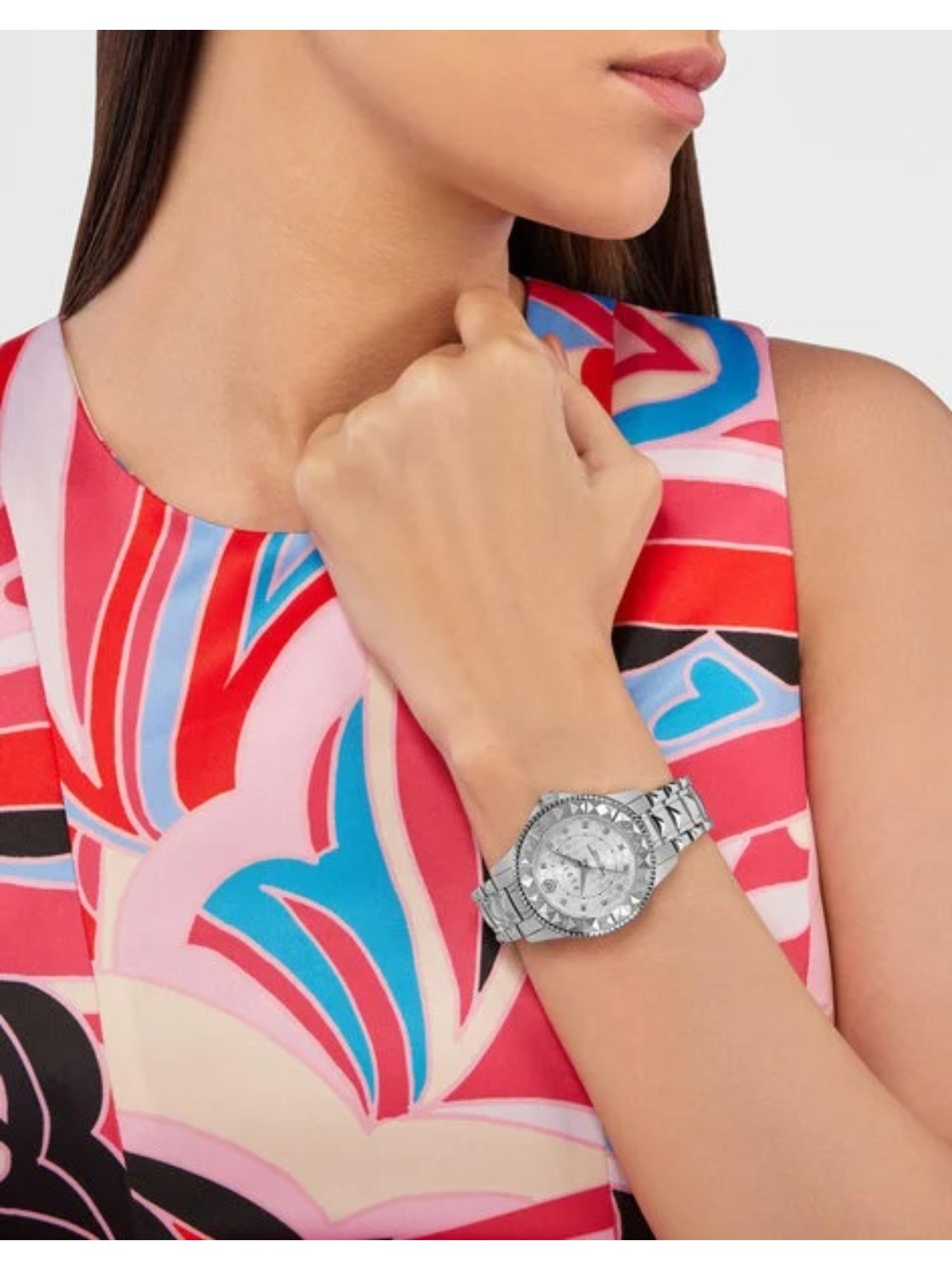 Philipp Plein Women 38 mm Size Silver Dial Analog Watch PWPQA0324
