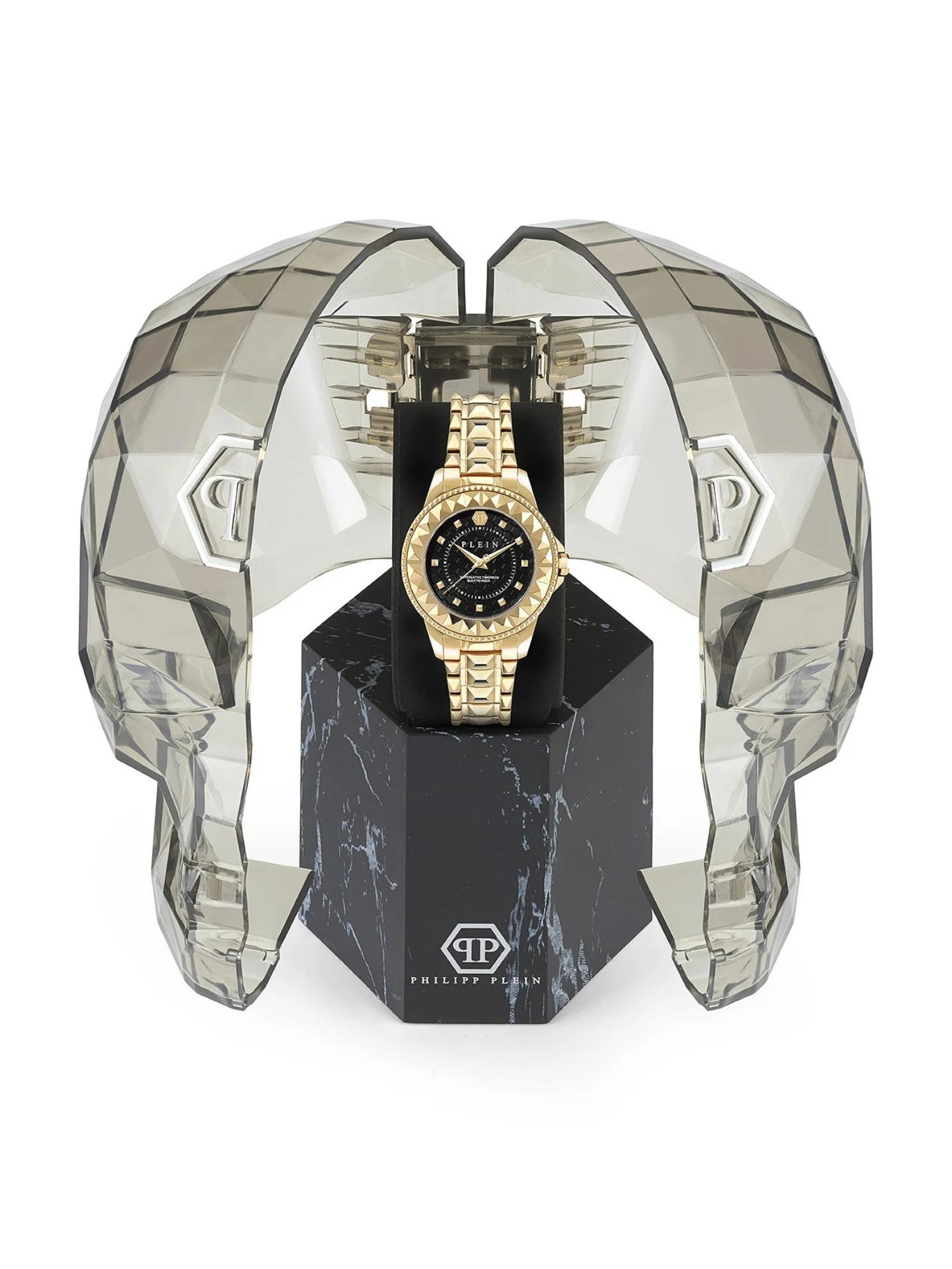 Philipp Plein Women 38 mm Size Black Dial Analog Watch PWPQA0424