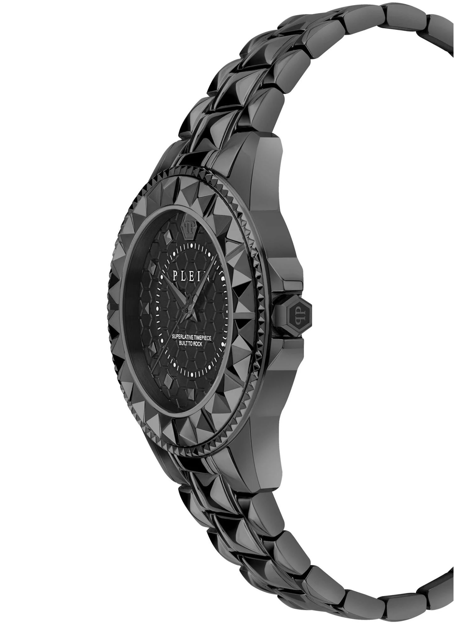 Philipp Plein Women 38 mm Size Black Dial Analog Watch PWPQA0524