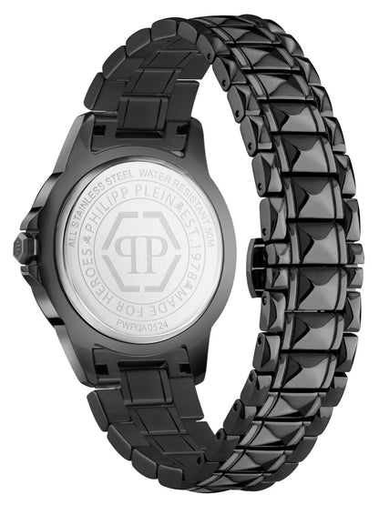 Philipp Plein Women 38 mm Size Black Dial Analog Watch - PWPQA0524