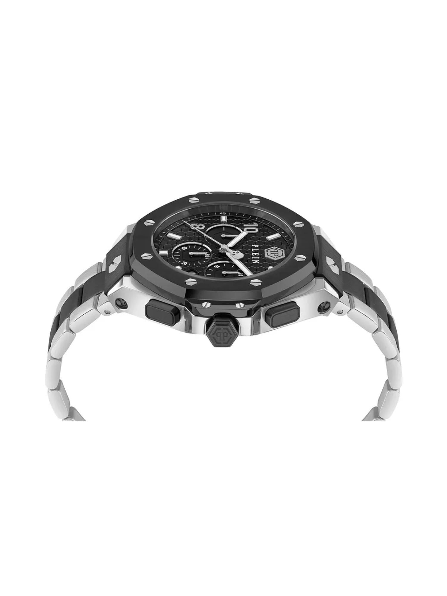 Philipp Plein Men 46 mm Size Black Dial Analog Watch PWPRA0224