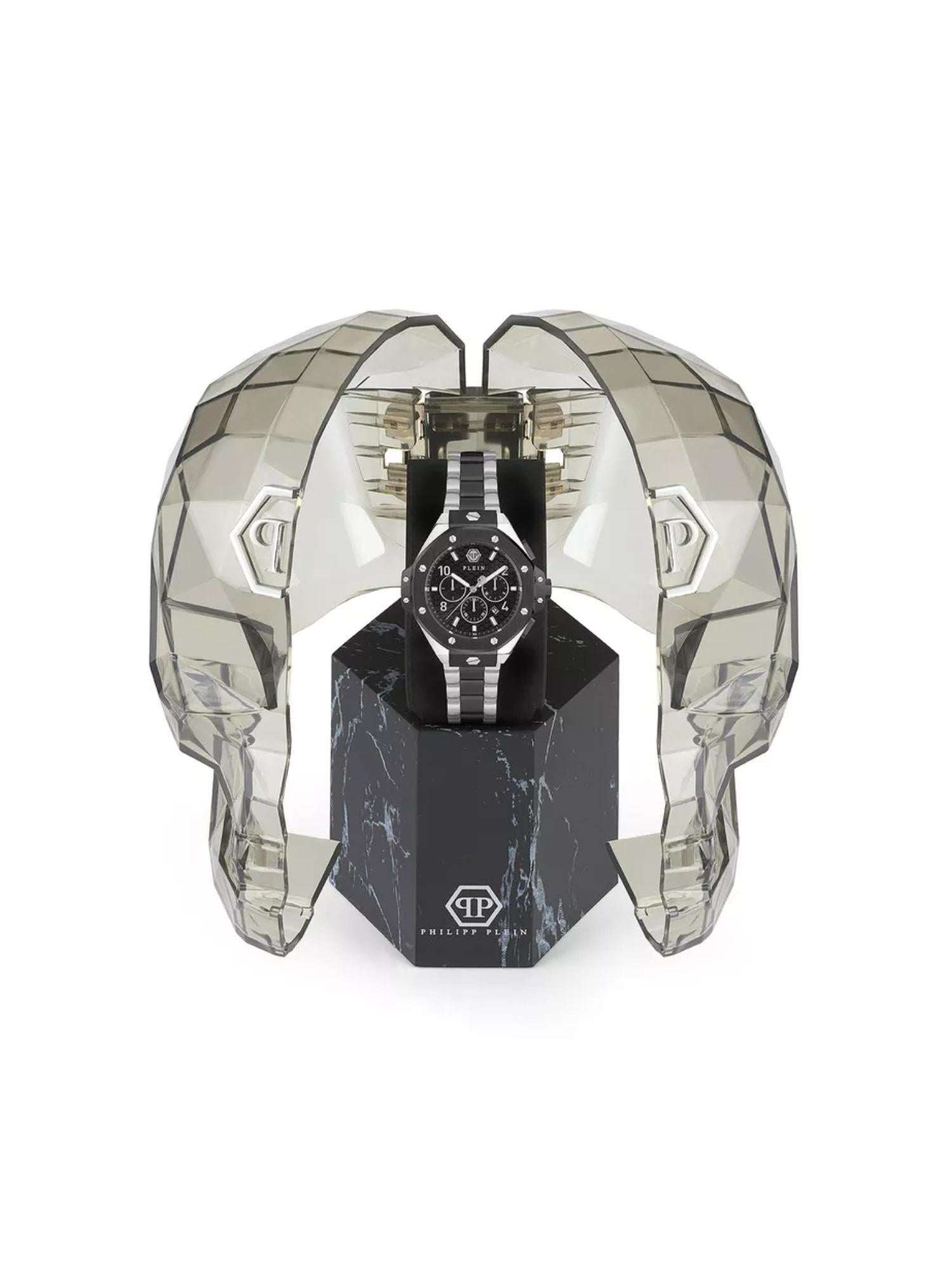 Philipp Plein Men 46 mm Size Black Dial Analog Watch PWPRA0224