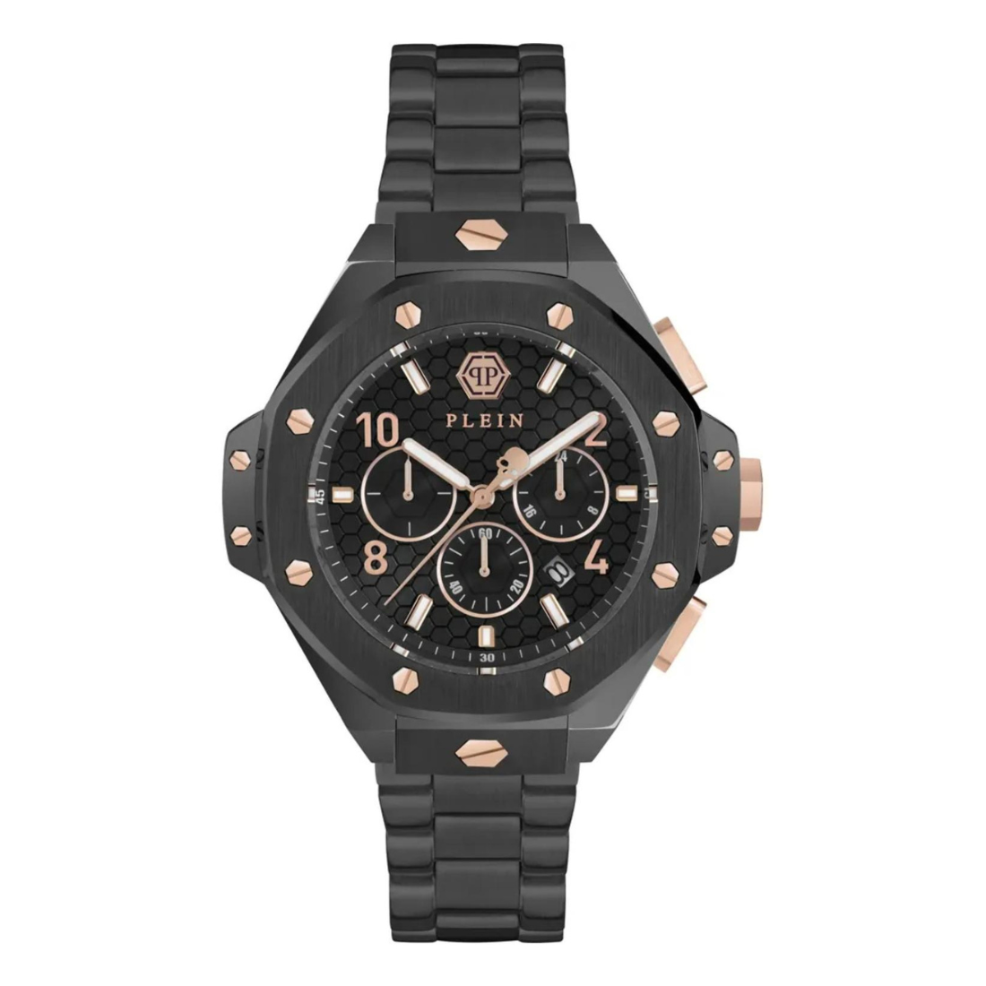 Philipp Plein Men 46 mm Size Black Dial Analog Watch PWPRA0424