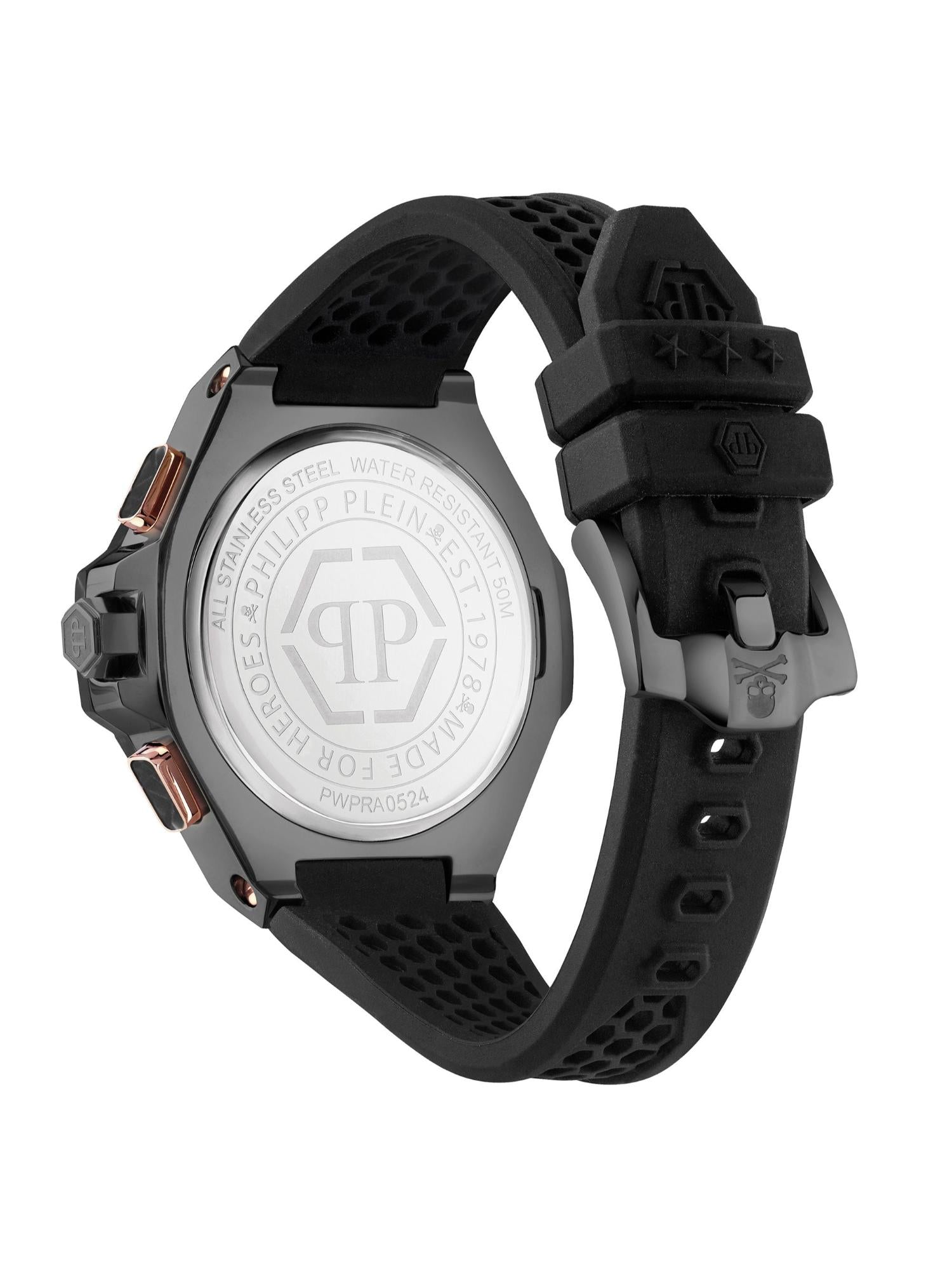 Philipp Plein Men 46 mm Size Black Dial Analog Watch PWPRA0524