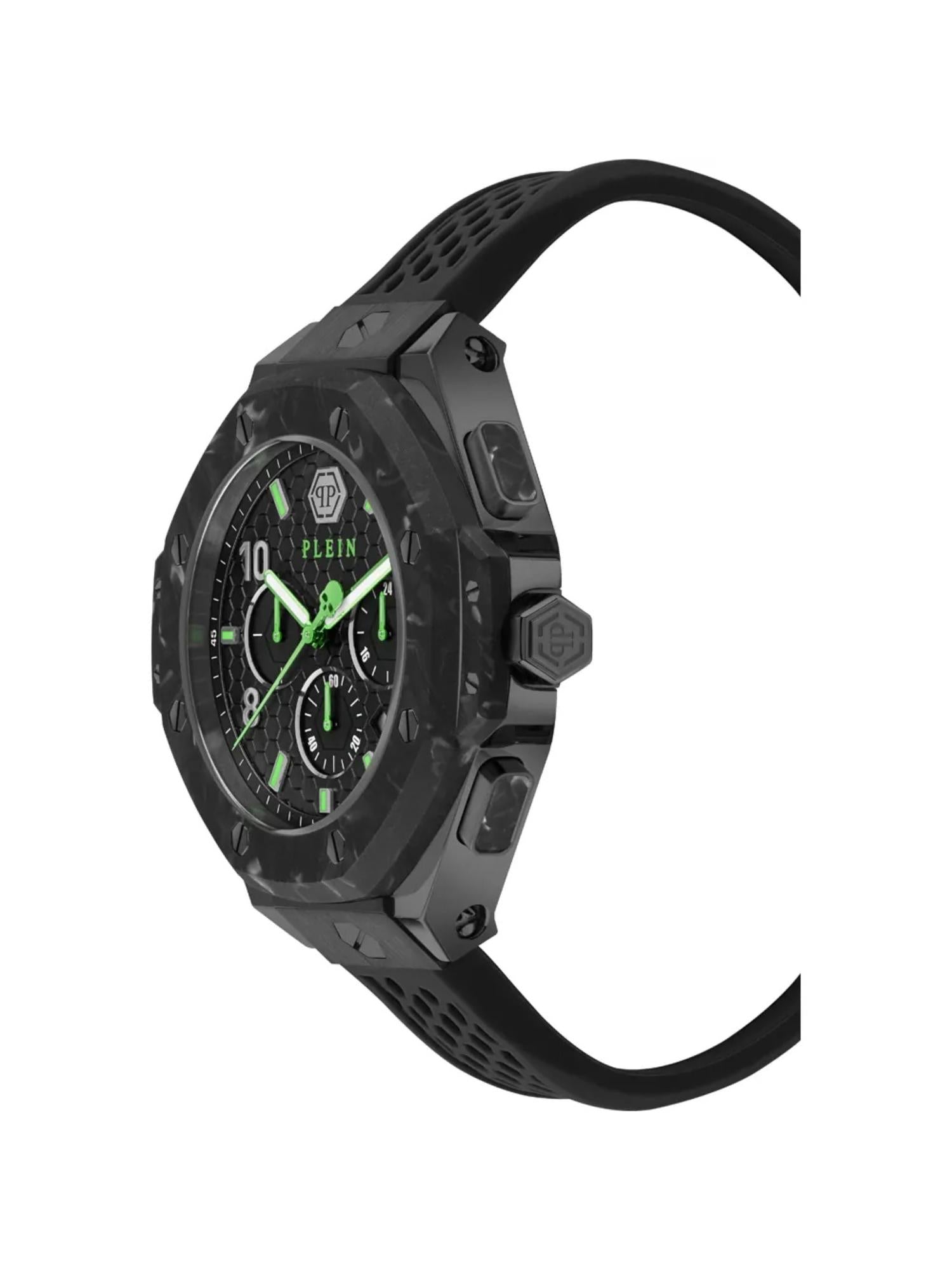 Philipp Plein Men 46 mm Size Black Dial Analog Watch PWPRA0624