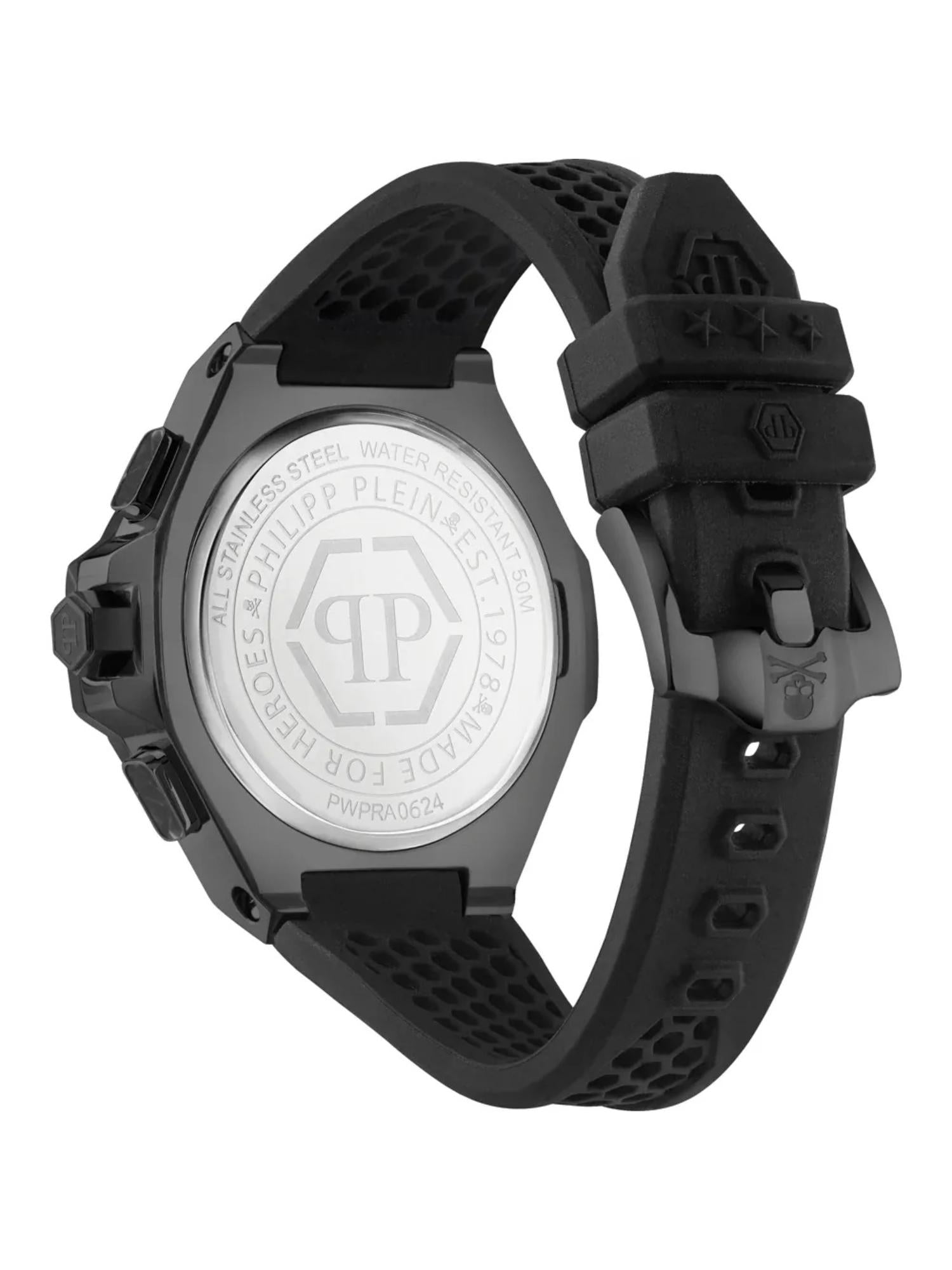Philipp Plein Men 46 mm Size Black Dial Analog Watch PWPRA0624