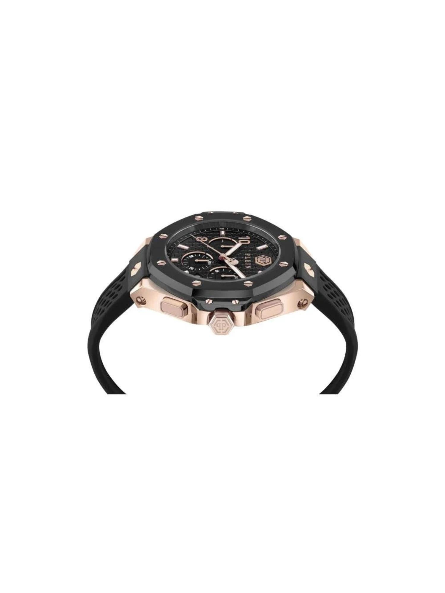 Philipp Plein Men 46 mm Size Black Dial Analog Watch PWPRA0824