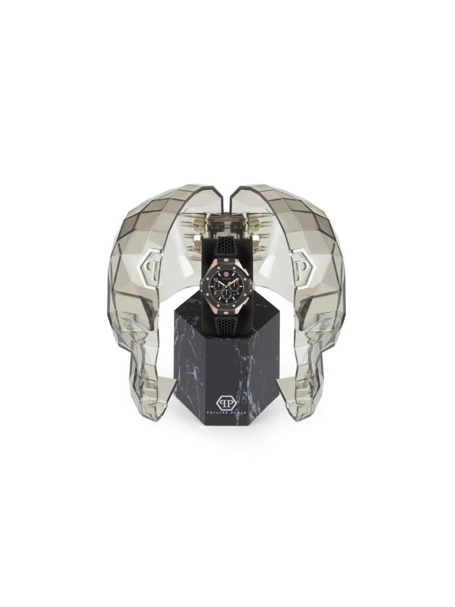 Philipp Plein Men 46 mm Size Black Dial Analog Watch PWPRA0824