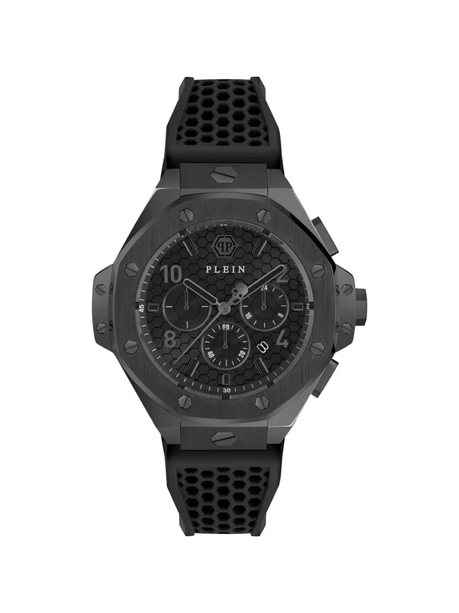 Philipp Plein Men 46 mm Size Black Dial Analog Watch PWPRA0924