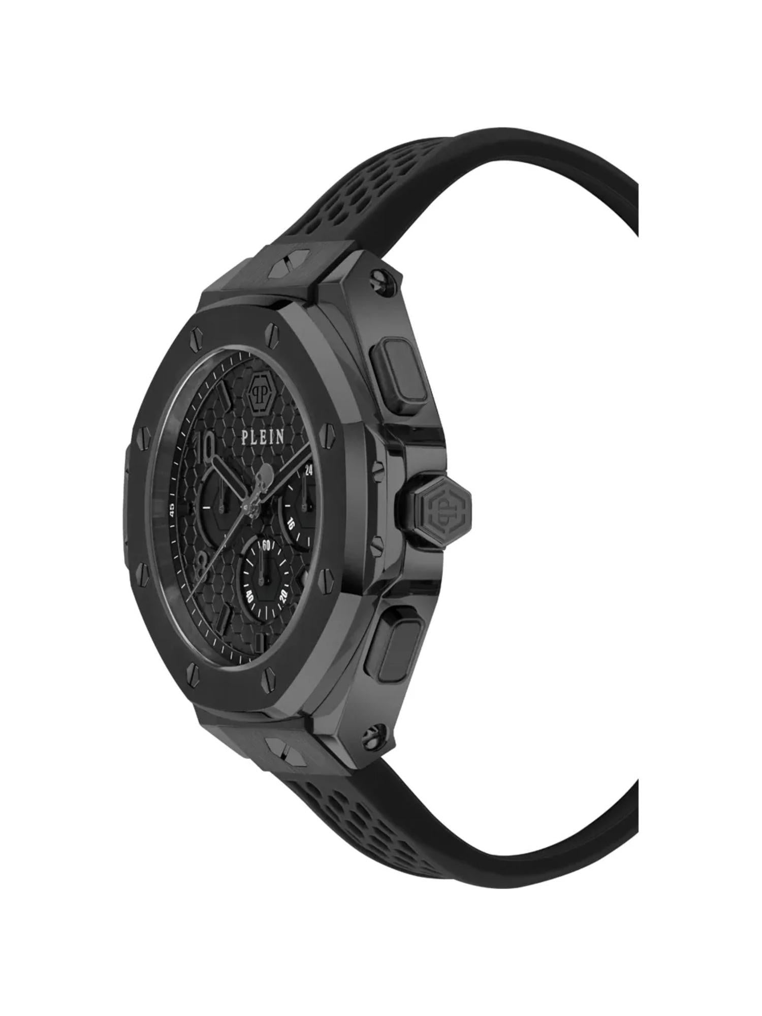Philipp Plein Men 46 mm Size Black Dial Analog Watch PWPRA0924