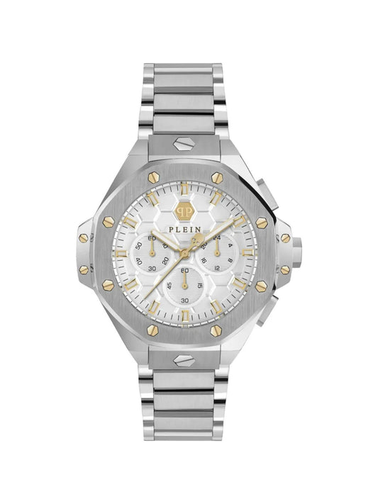 Philipp Plein Unisex 42 mm Size Silver Dial Analog Watch - PWPSA0224