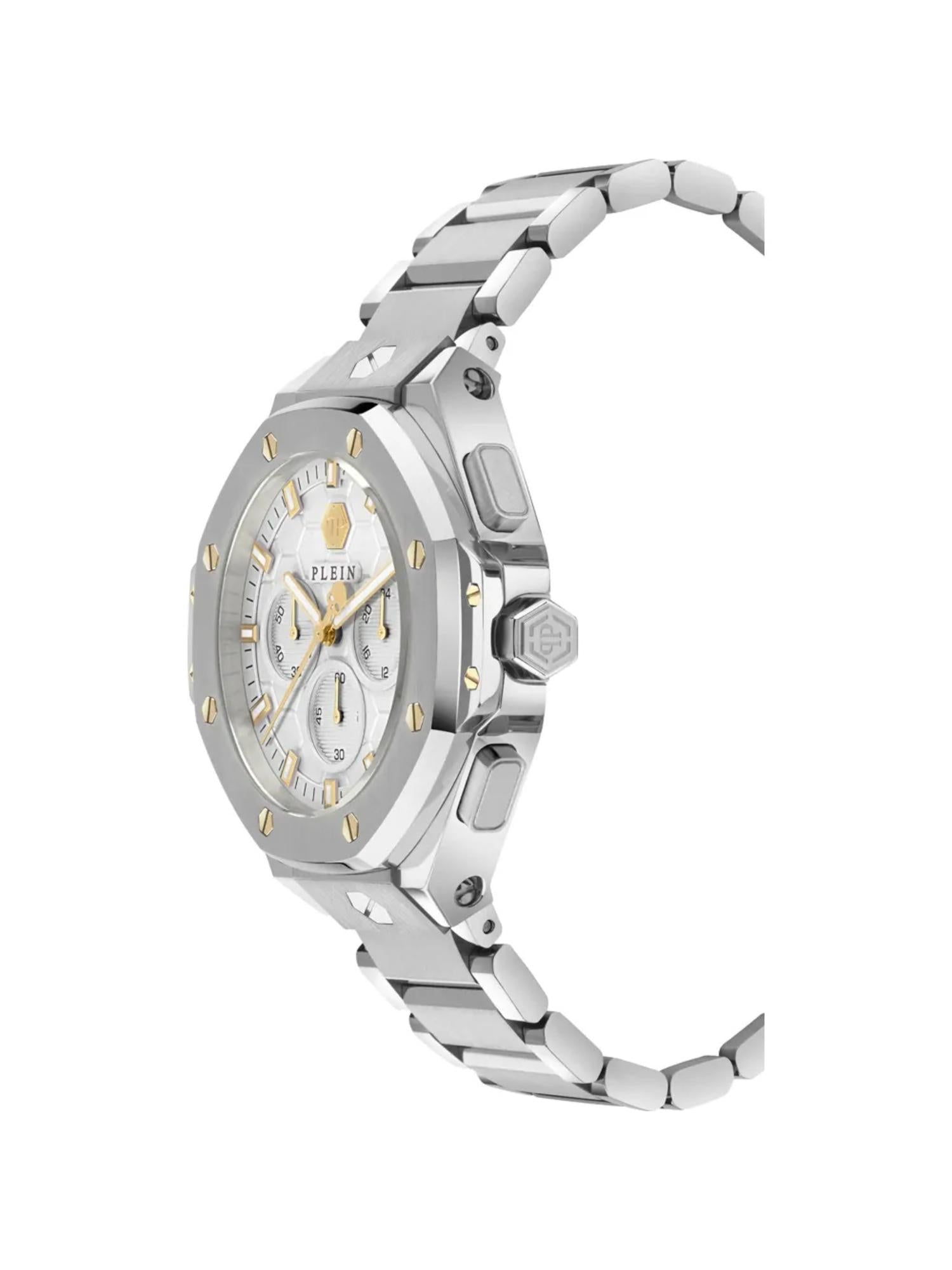 Philipp Plein Unisex 42 mm Size Silver Dial Analog Watch PWPSA0224