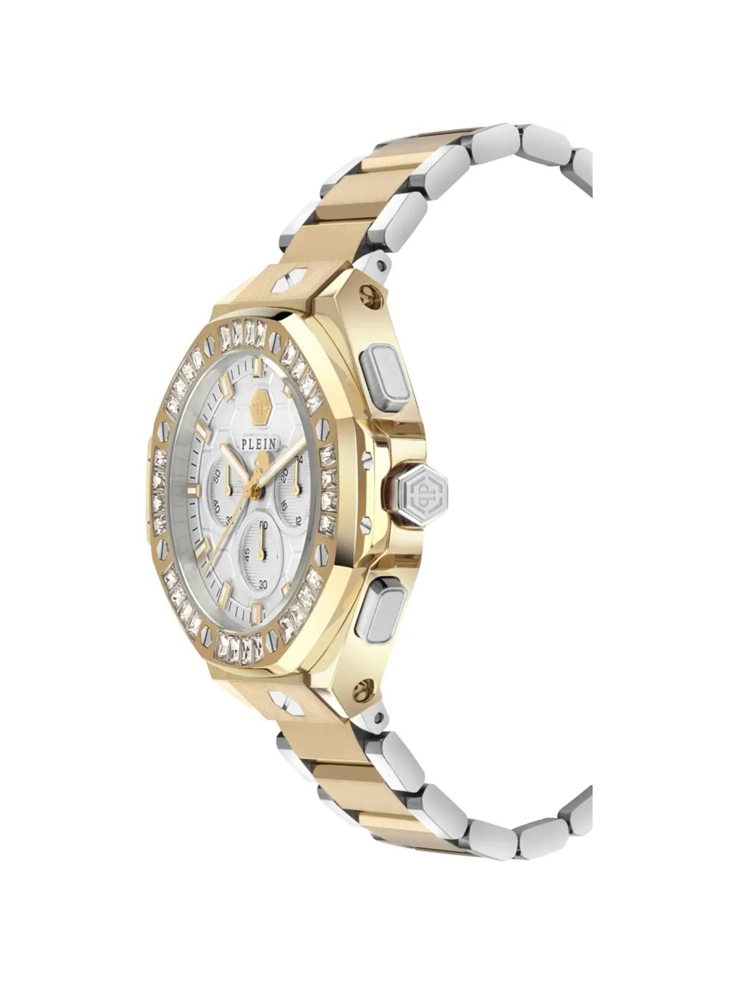 Philipp Plein Unisex 42 mm Size Silver Dial Analog Watch PWPSA0324