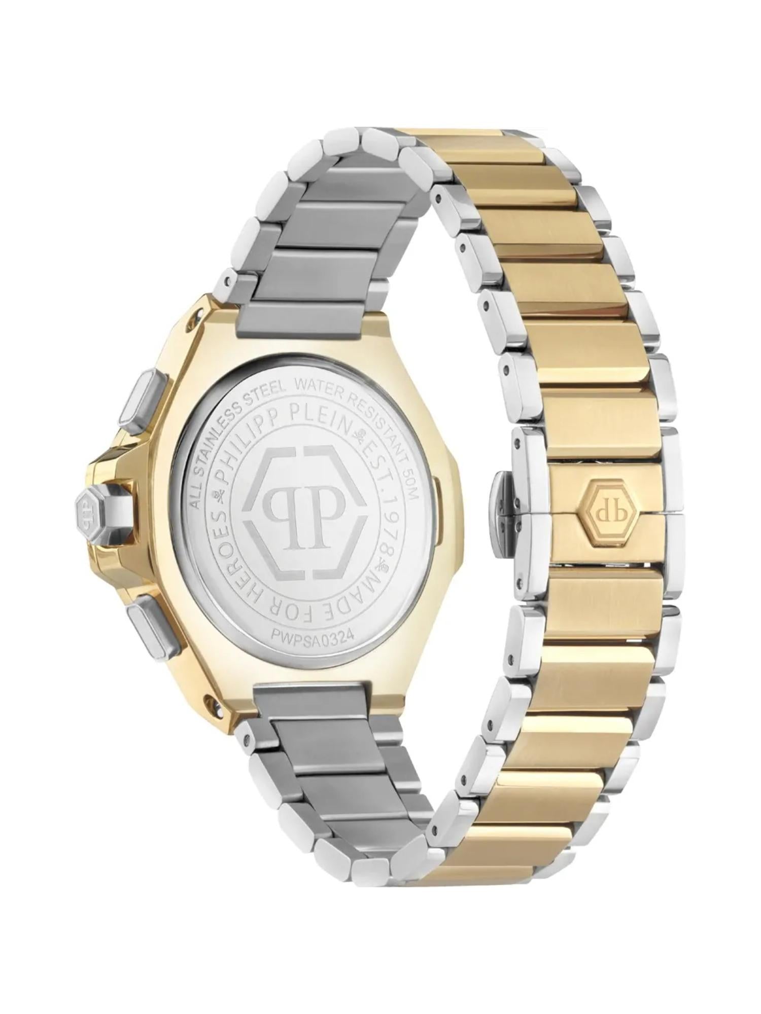 Philipp Plein Unisex 42 mm Size Silver Dial Analog Watch PWPSA0324