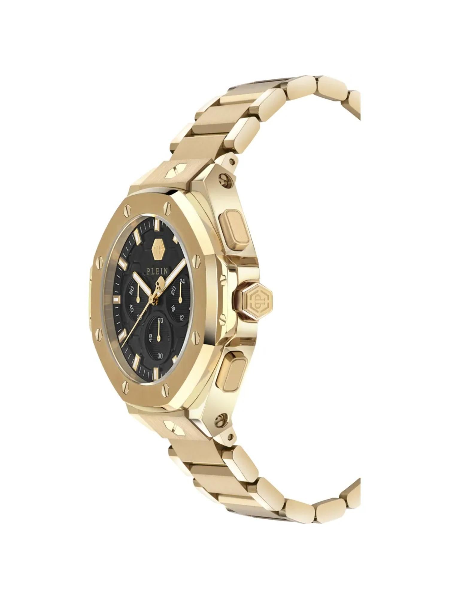 Philipp Plein Unisex 42 mm Size Black Dial Analog Watch PWPSA0424
