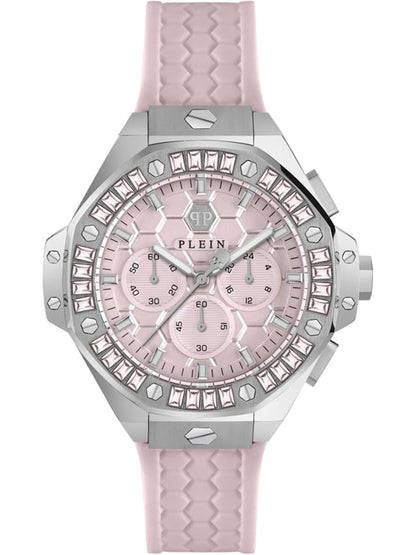 Philipp Plein Women 42 mm Size Pink Dial Analog Watch - PWPSA0524