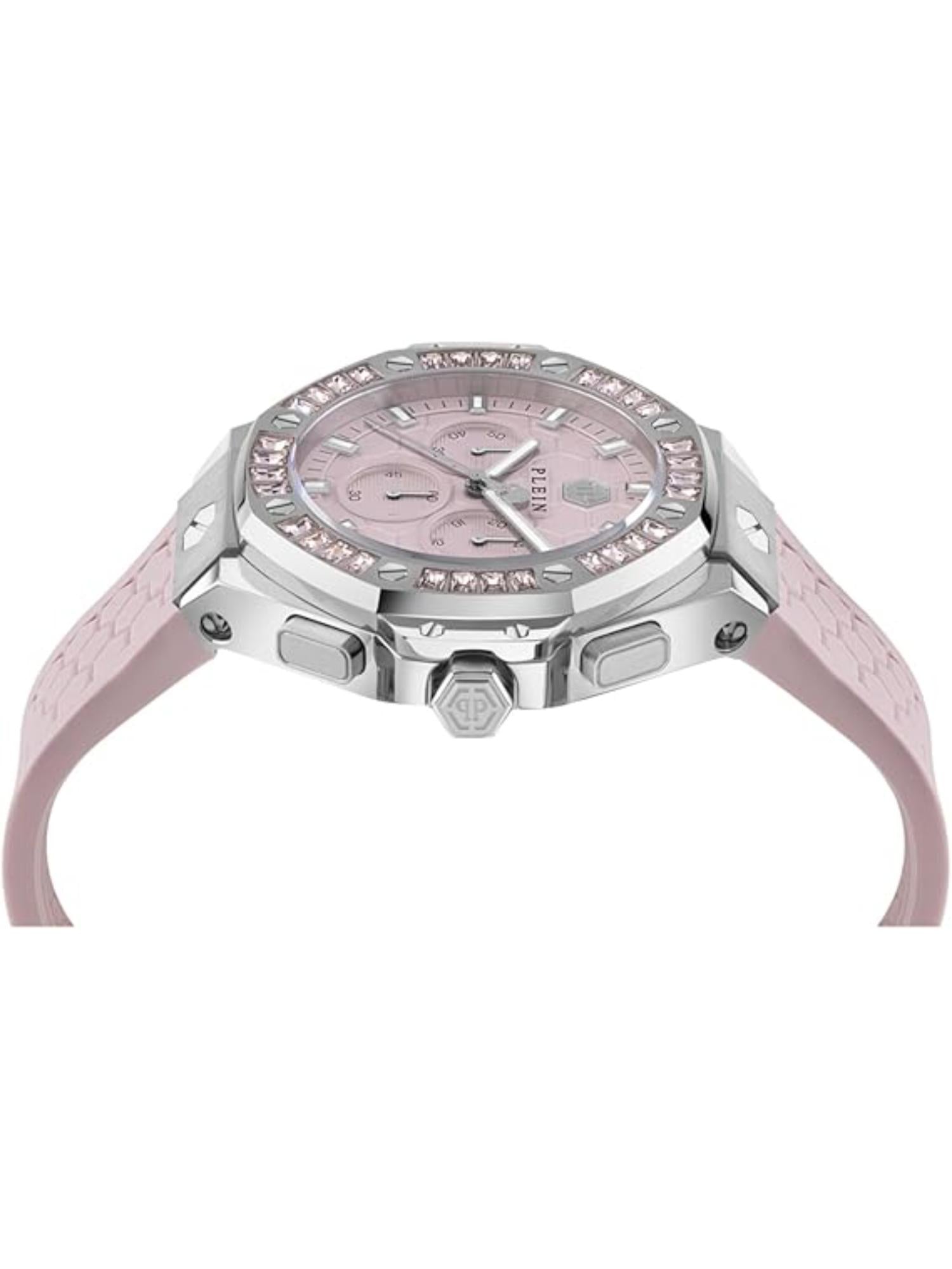 Philipp Plein Women 42 mm Size Pink Dial Analog Watch PWPSA0524