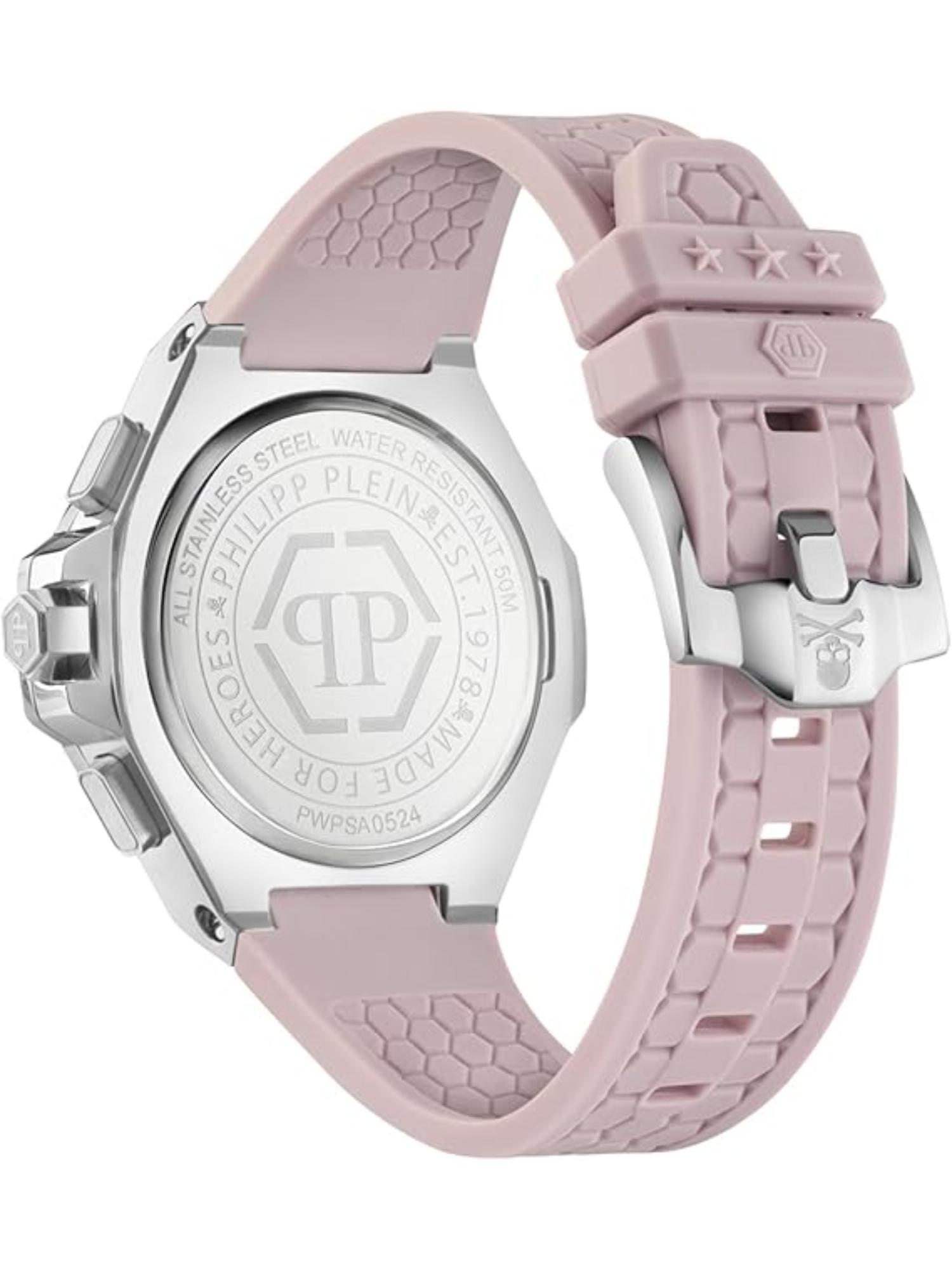 Philipp Plein Women 42 mm Size Pink Dial Analog Watch PWPSA0524