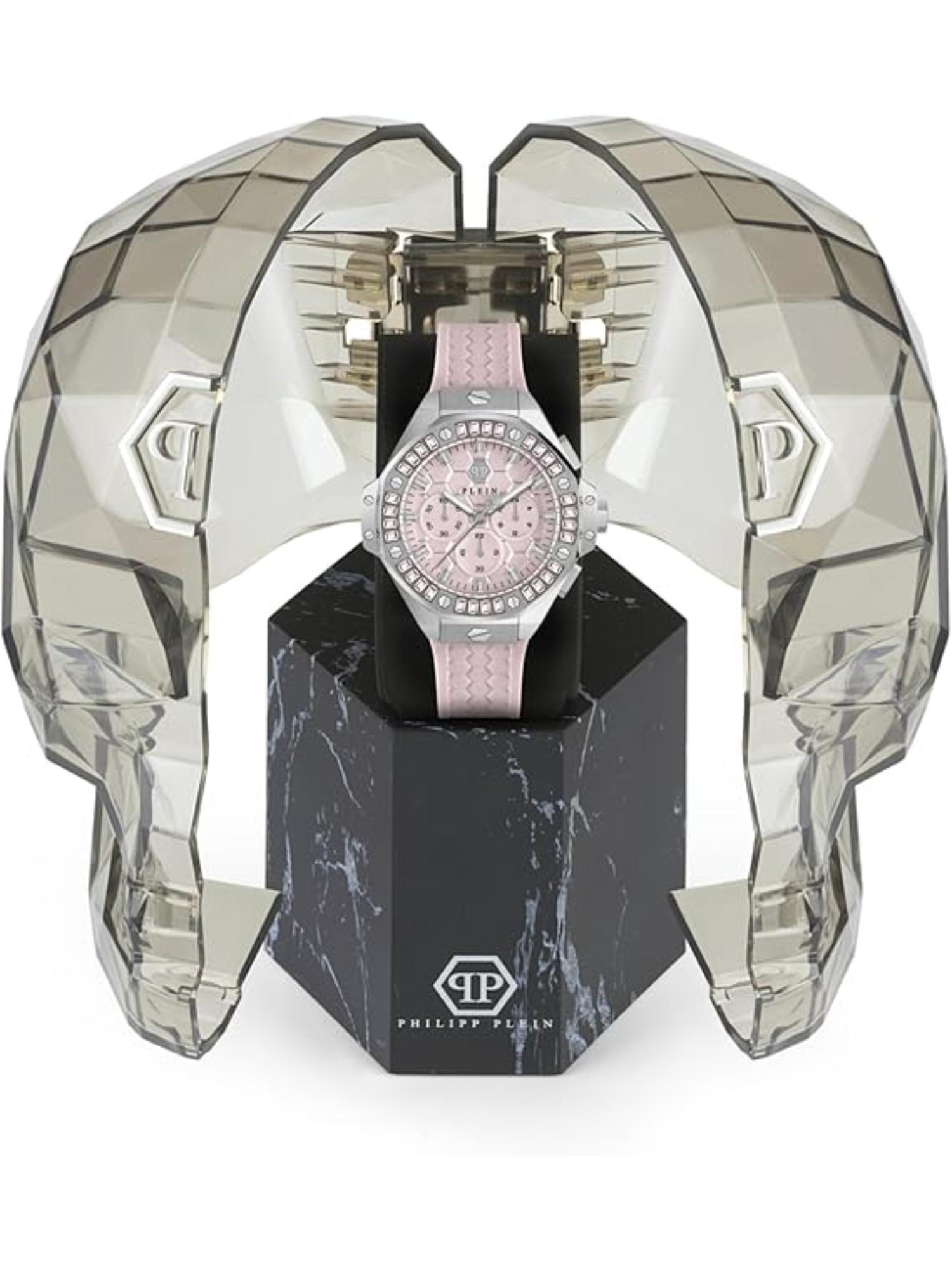 Philipp Plein Women 42 mm Size Pink Dial Analog Watch PWPSA0524