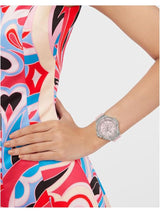 Philipp Plein Women 42 mm Size Pink Dial Analog Watch PWPSA0524