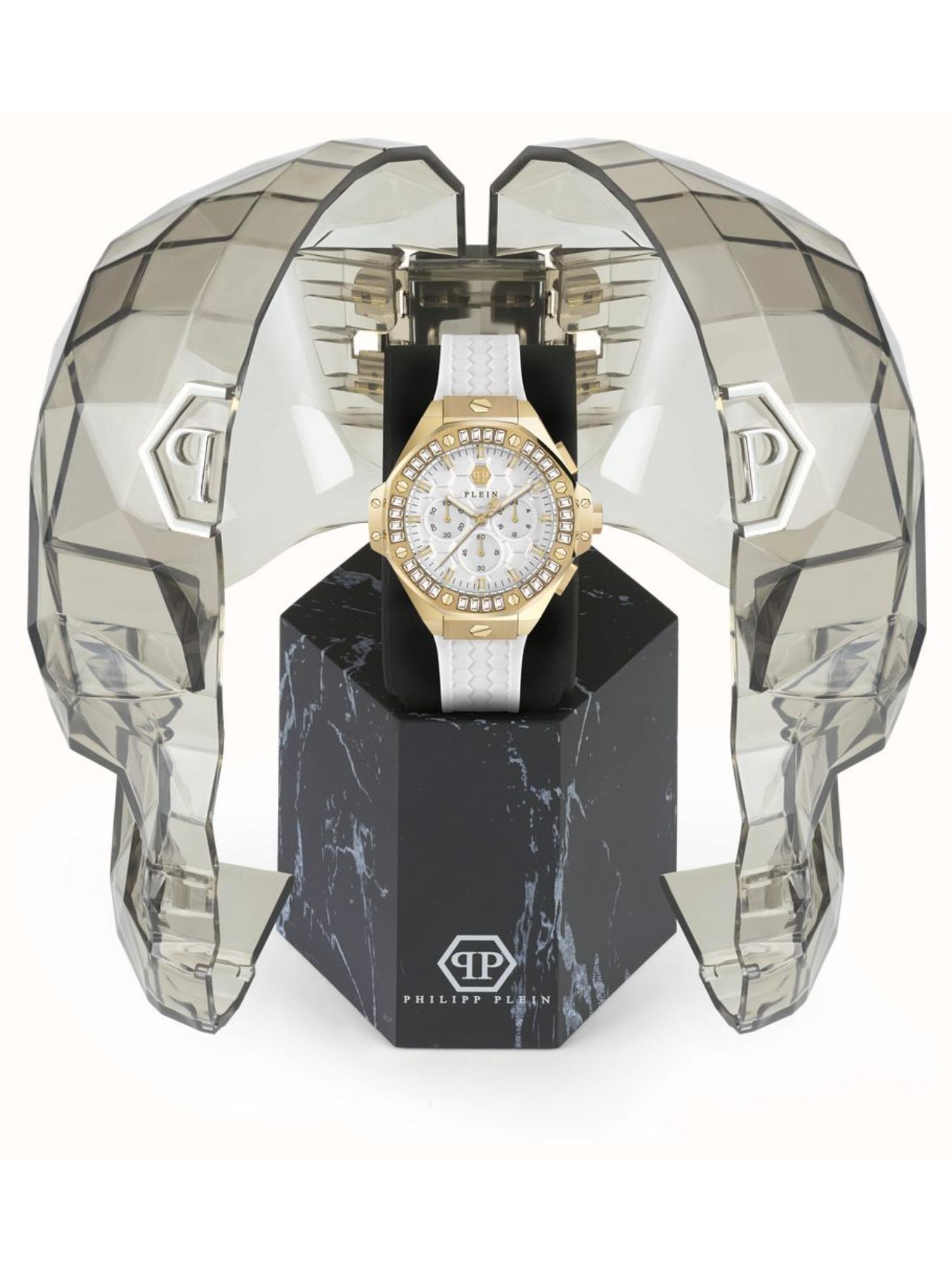 Philipp Plein Unisex 42 mm Size Silver Dial Analog Watch PWPSA0624
