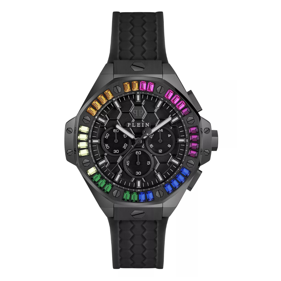 Philipp Plein Unisex 42 mm Size Black Dial Analog Watch PWPSA0724