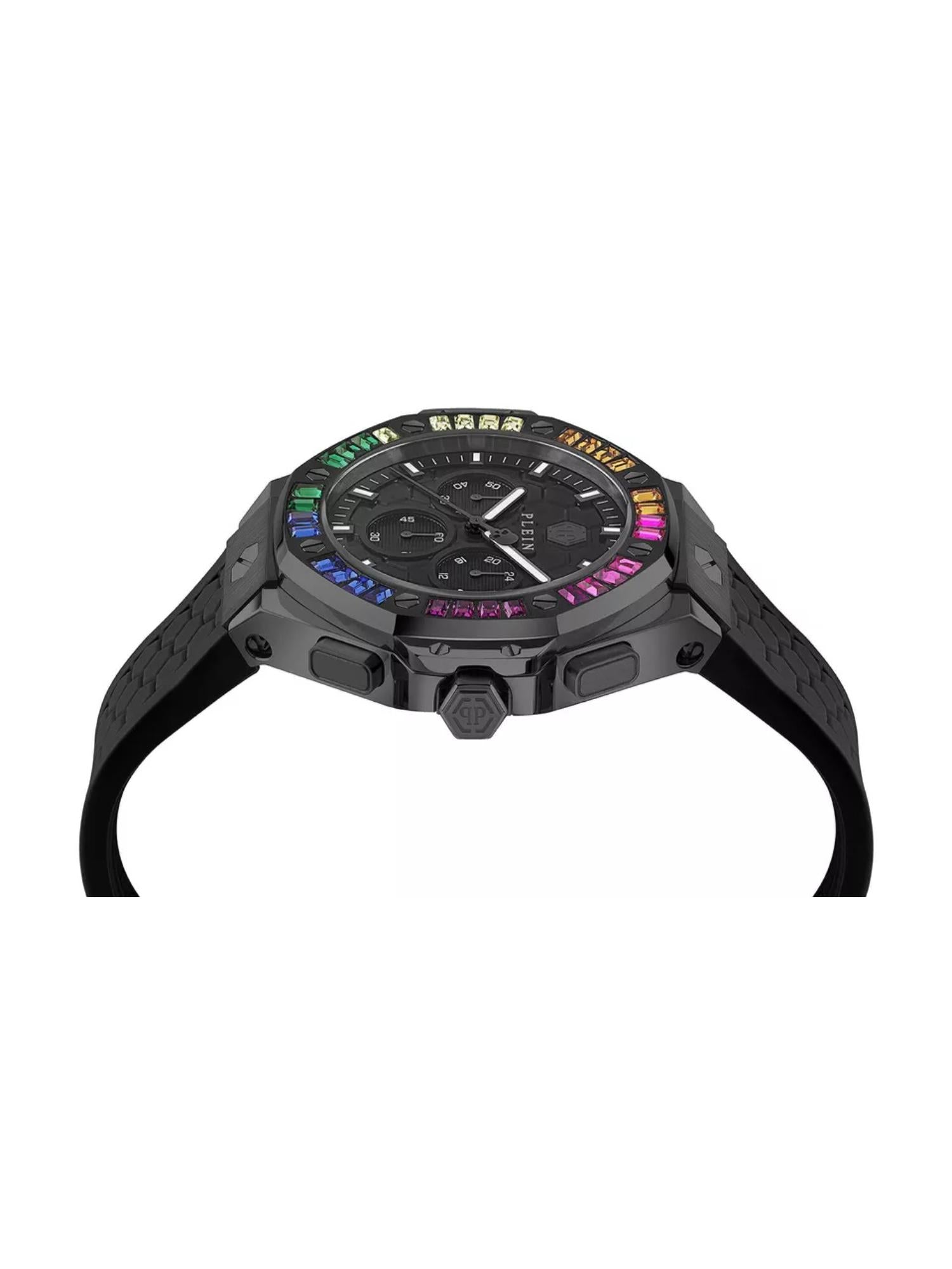 Philipp Plein Unisex 42 mm Size Black Dial Analog Watch PWPSA0724