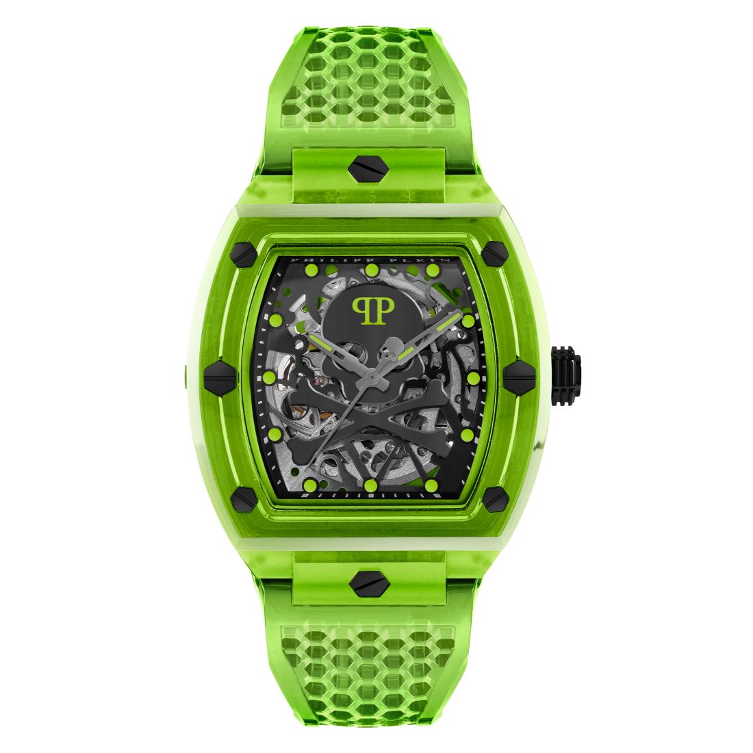 Philipp Plein Date Superlative 44 mm Black Dial Analog Men Watch- PWPTA0124